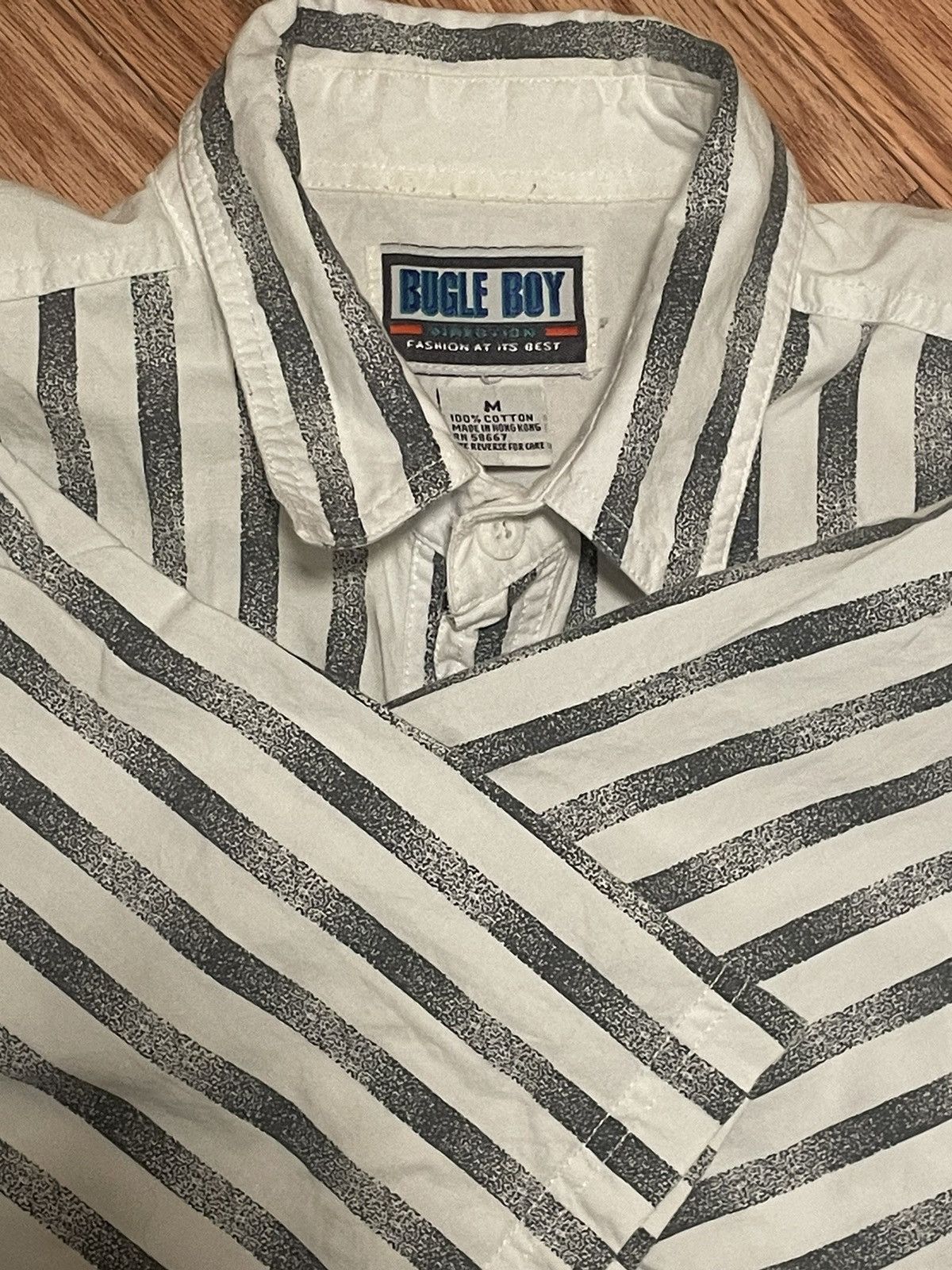Bugle Boy × Vintage Bugle Boy Button Up Shirt Size US M / EU 48-50 / 2 - 3 Thumbnail