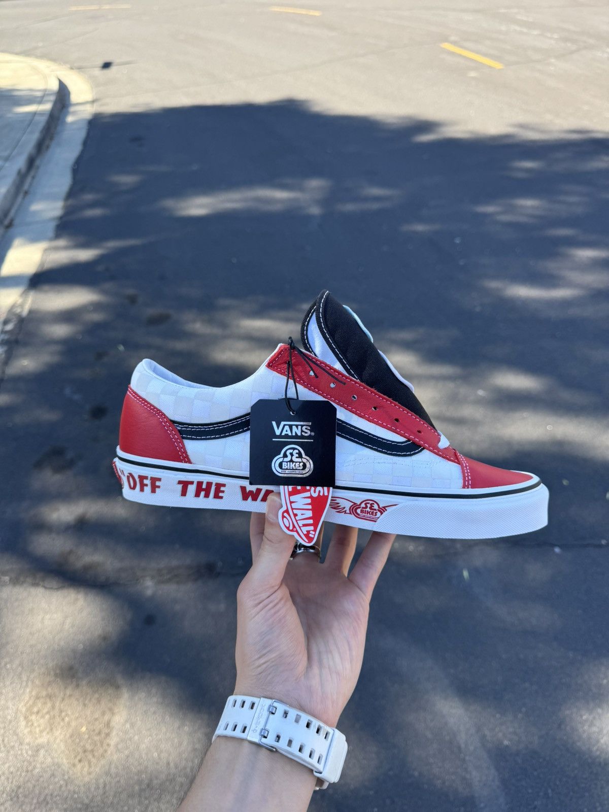 Vans Vans Style 36 SE Bikes Big Ripper Red Plume Reflective 10.5 Size US 10.5 / EU 43-44 - 4 Thumbnail