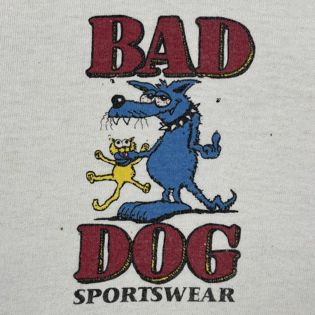 Vintage Vintage Bad Dog Top Ten List y2k humor tee 1994 Size US L / EU 52-54 / 3 - 15 Thumbnail