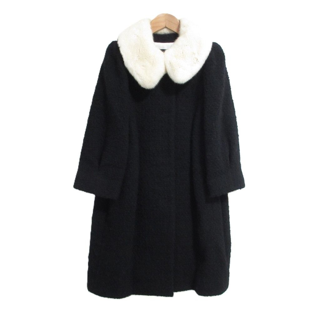 Other Other FOXEY Mink Wool Tweed Coat Natural Material Outerwear 34709 DUTY FREE for USA Size ONE SIZE - 1 Thumbnail
