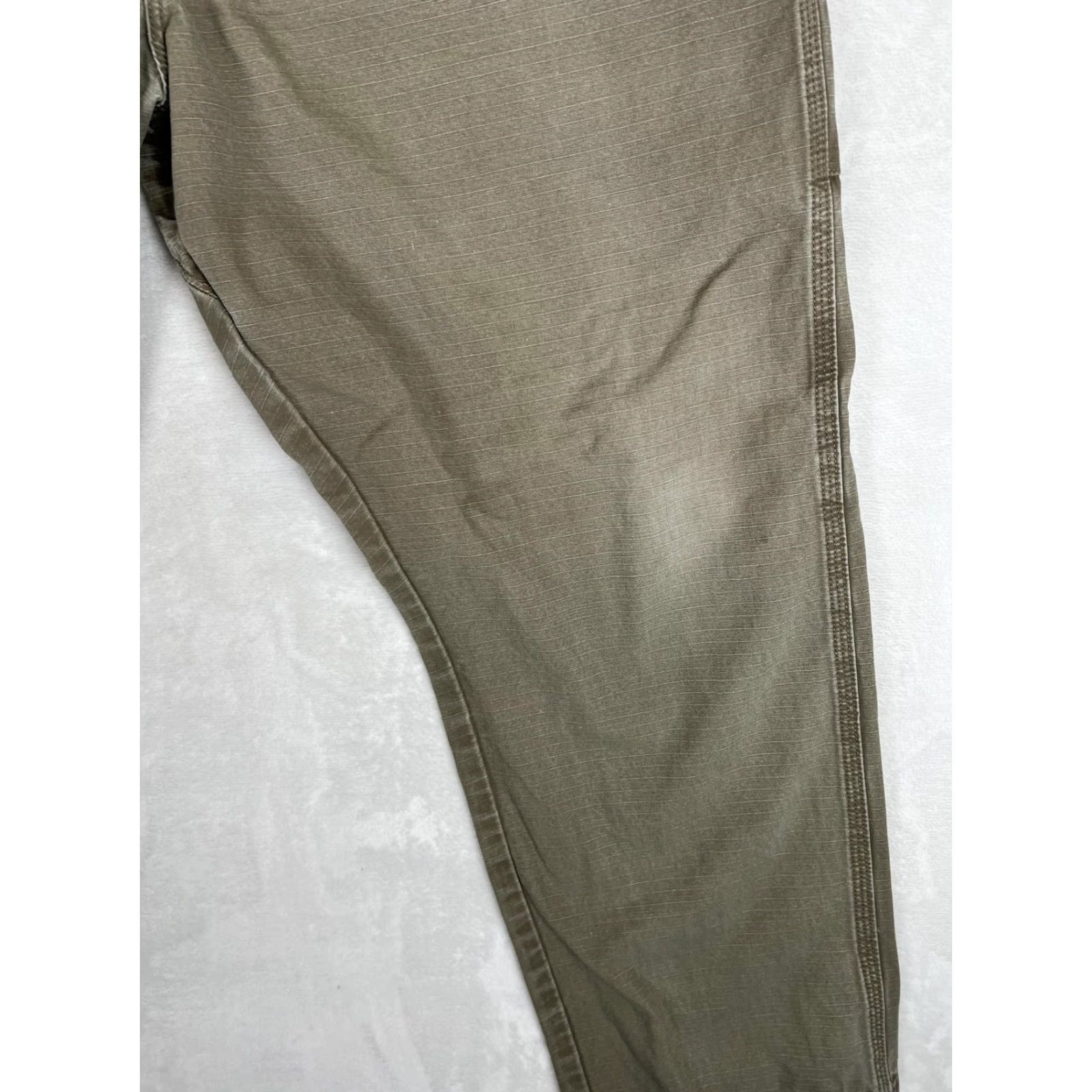 Wrangler Wrangler Riggs Workwear Pants Mens 40x30 Green Carpenter Utility Ripstop Cotton Size US 40 / EU 56 - 2 Thumbnail