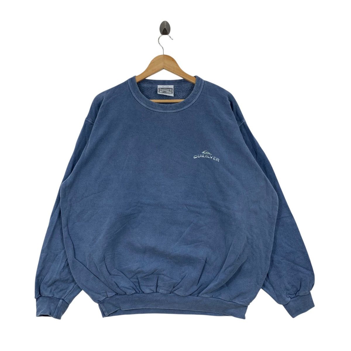 Quiksilver Vintage 90s QUIKSILVER SKATEBOARD Surfboard Surf Sweatshirt Size US L / EU 52-54 / 3 - 3 Thumbnail