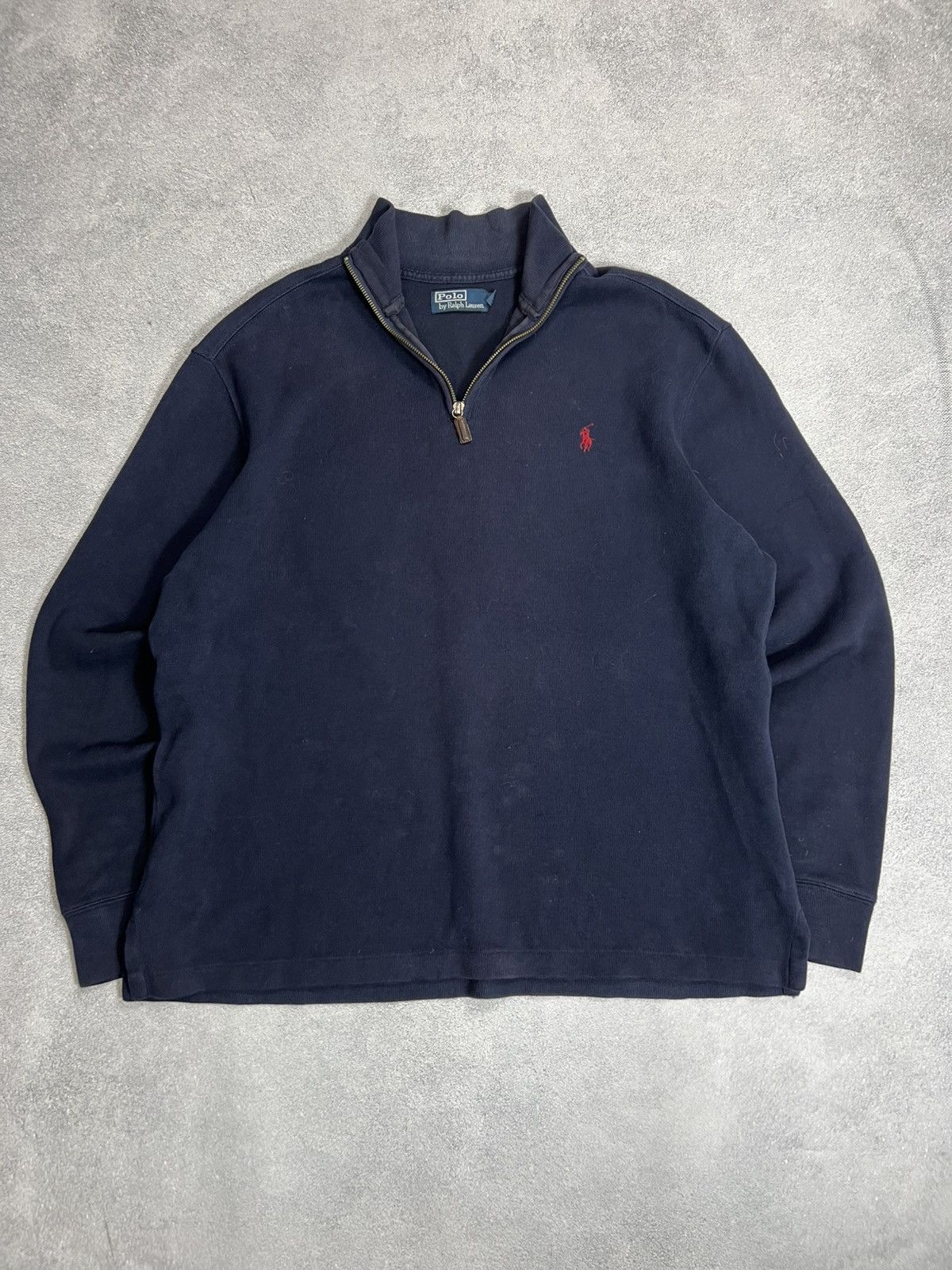 Polo Ralph Lauren Vintage Polo Raplh Lauren 3/4 Zip OldMoney Y2K Hoodie Size US L / EU 52-54 / 3 - 3 Thumbnail