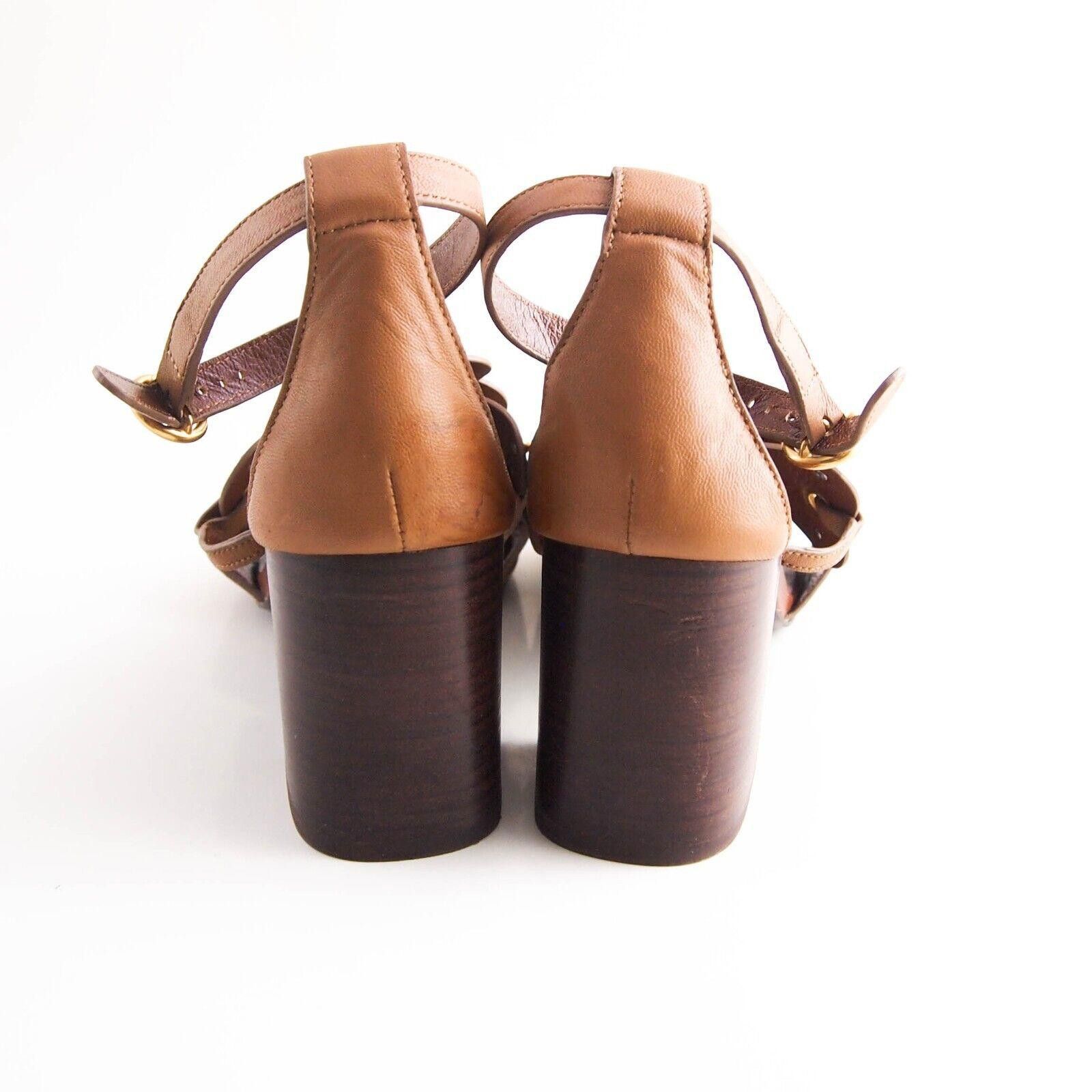 See by Chloe See by Chloe Floral Sandals Brown Leather US 8.5 EU 38.5 Size US 8.5 / IT 38.5 - 5 Thumbnail