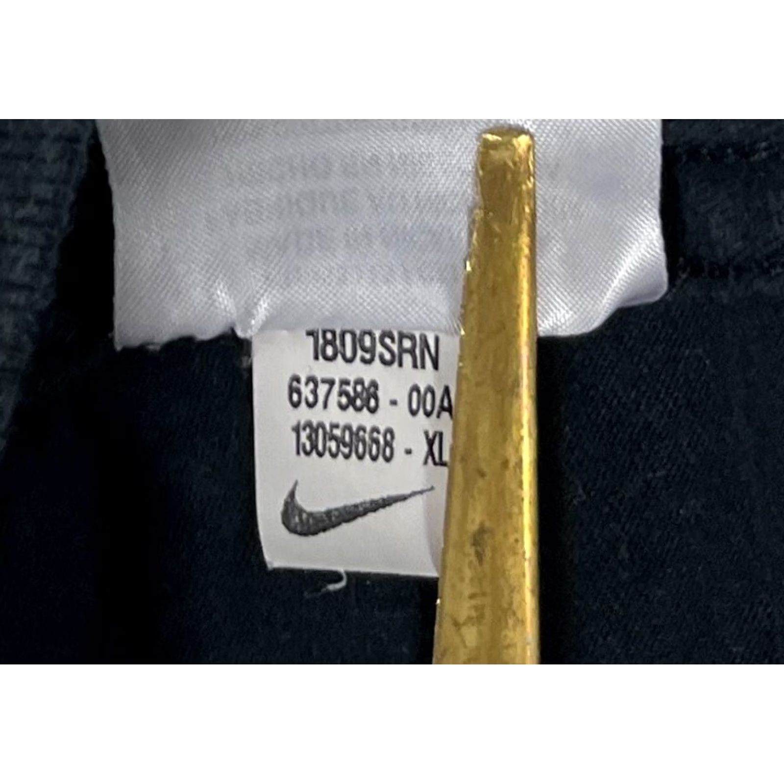 Nike Nike The Athletic Society T-Shirt XL Men's Black Cotton Crew Neck Short Sleeve Shirt Size US XL / EU 56 / 4 - 6 Thumbnail