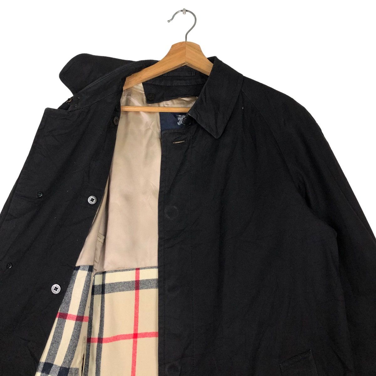 Burberry 🔥Vintage Long Jacket Burberry London Nova Check Size US M / EU 48-50 / 2 - 10 Thumbnail
