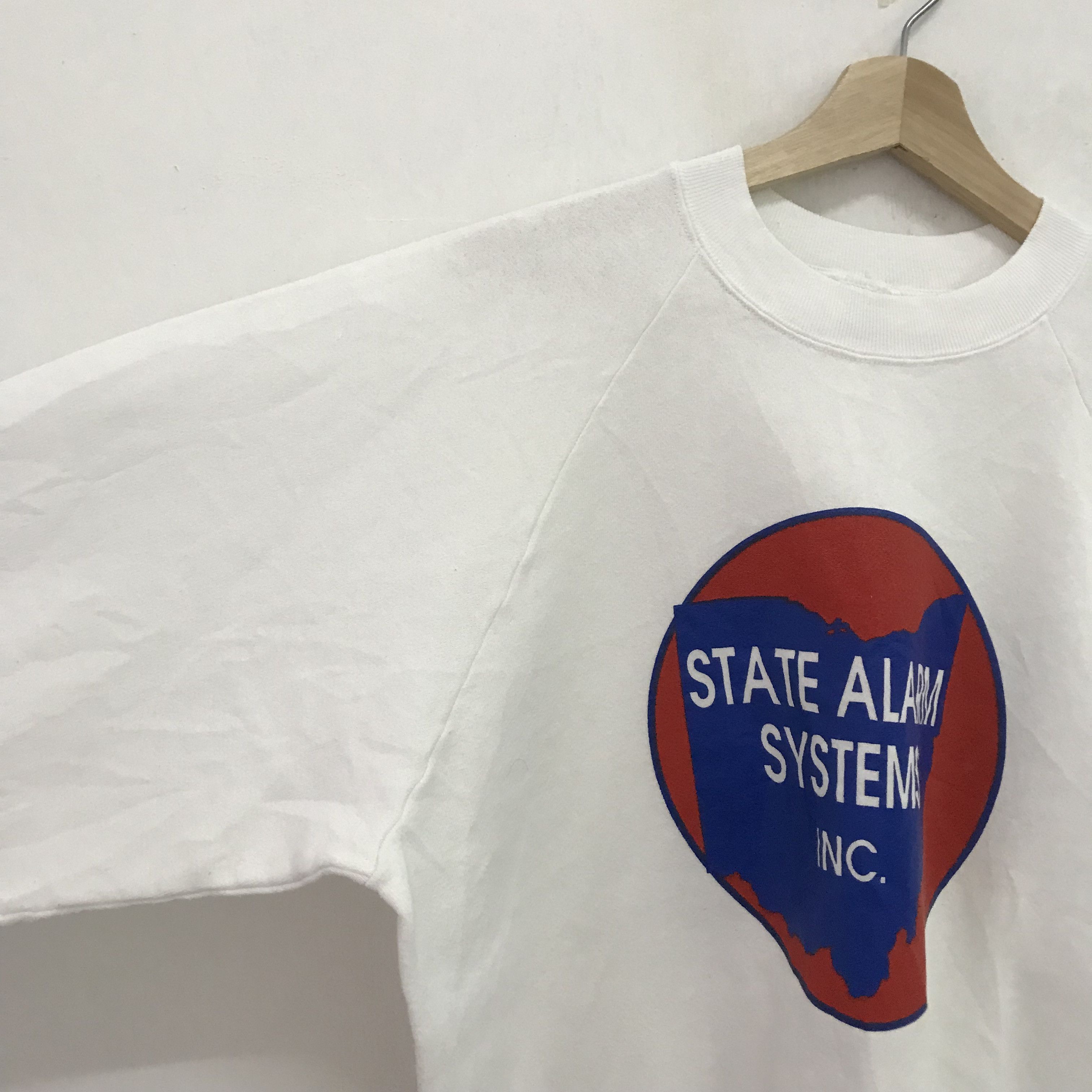 Vintage vintage white sweatshirt - 331 Size US XL / EU 56 / 4 - 4 Thumbnail