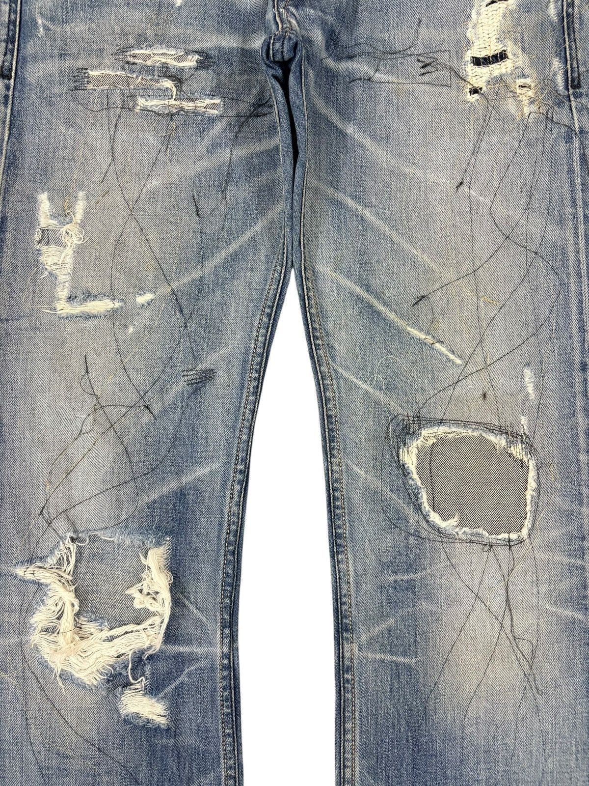 Other Vintage Italy Diesel Viker Faded Wash Distress Loose Jeans Size US 33 - 4 Thumbnail