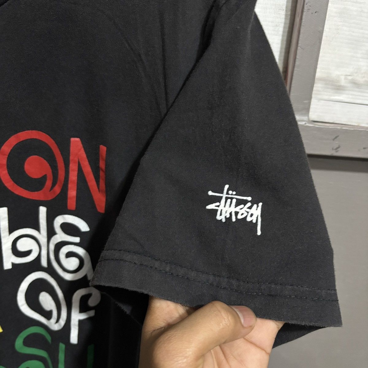 Stussy Vtg Stussy Lion Rasta Tee Size US L / EU 52-54 / 3 - 5 Thumbnail