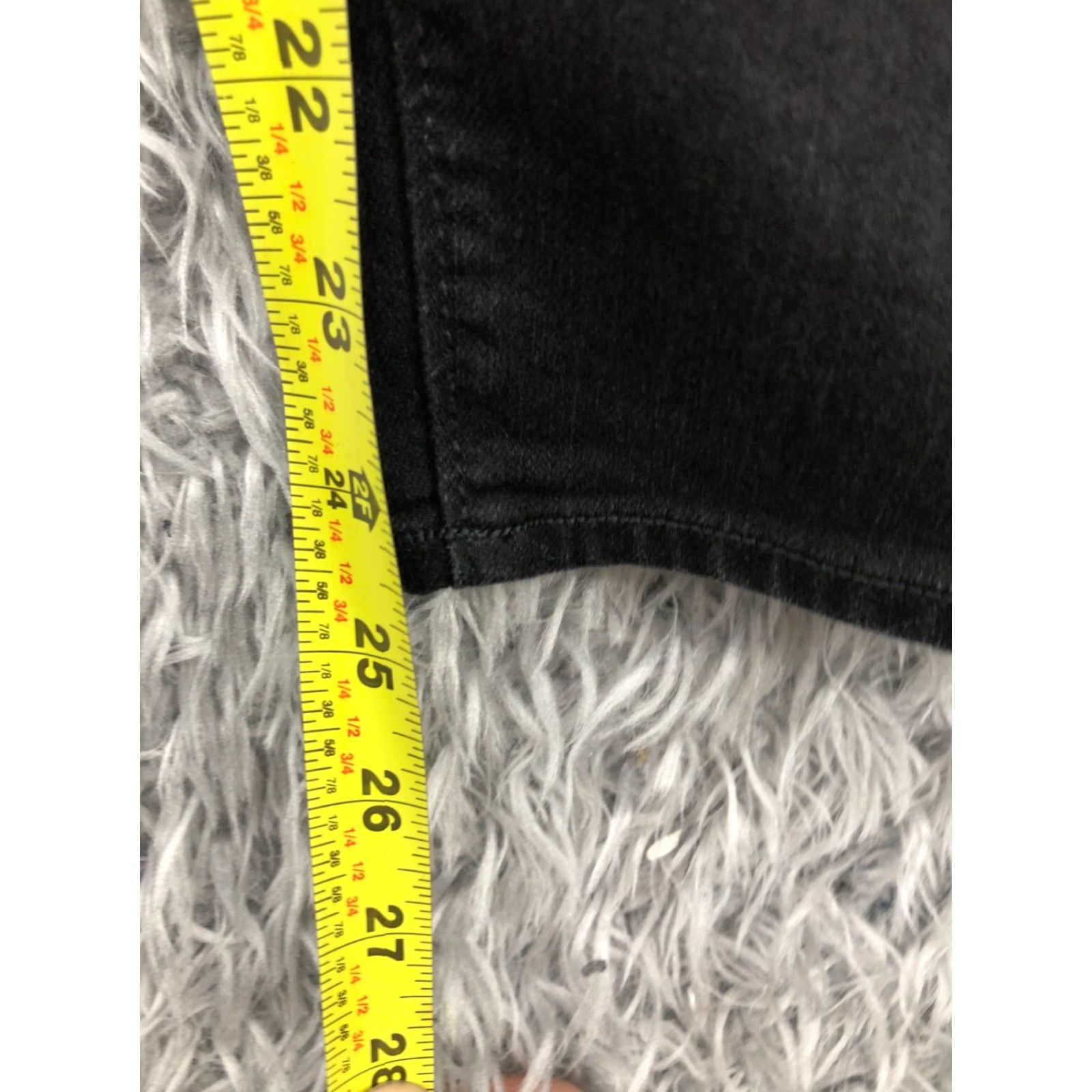 Old Navy Old Navy Super Skinny Jeans Womens Dark Wash 8 Short Black 5-Pocket Denim Cotton Zip Button Logo Belt Loops Size 30" / US 8 / IT 44 - 3 Thumbnail