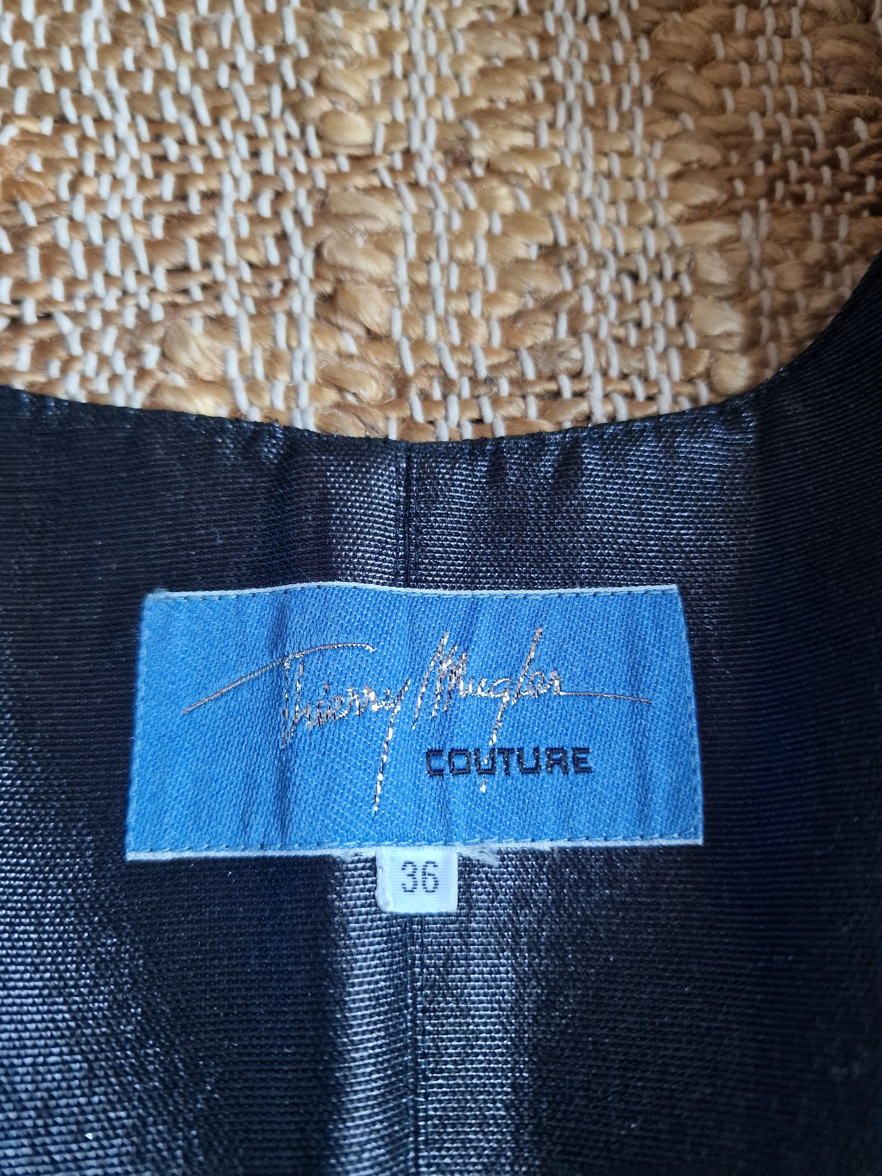Thierry Mugler Thierry Mugler Couture S/S 2001 Off-Shoulder Blazer Jacket Size M / US 6-8 / IT 42-44 - 6 Thumbnail