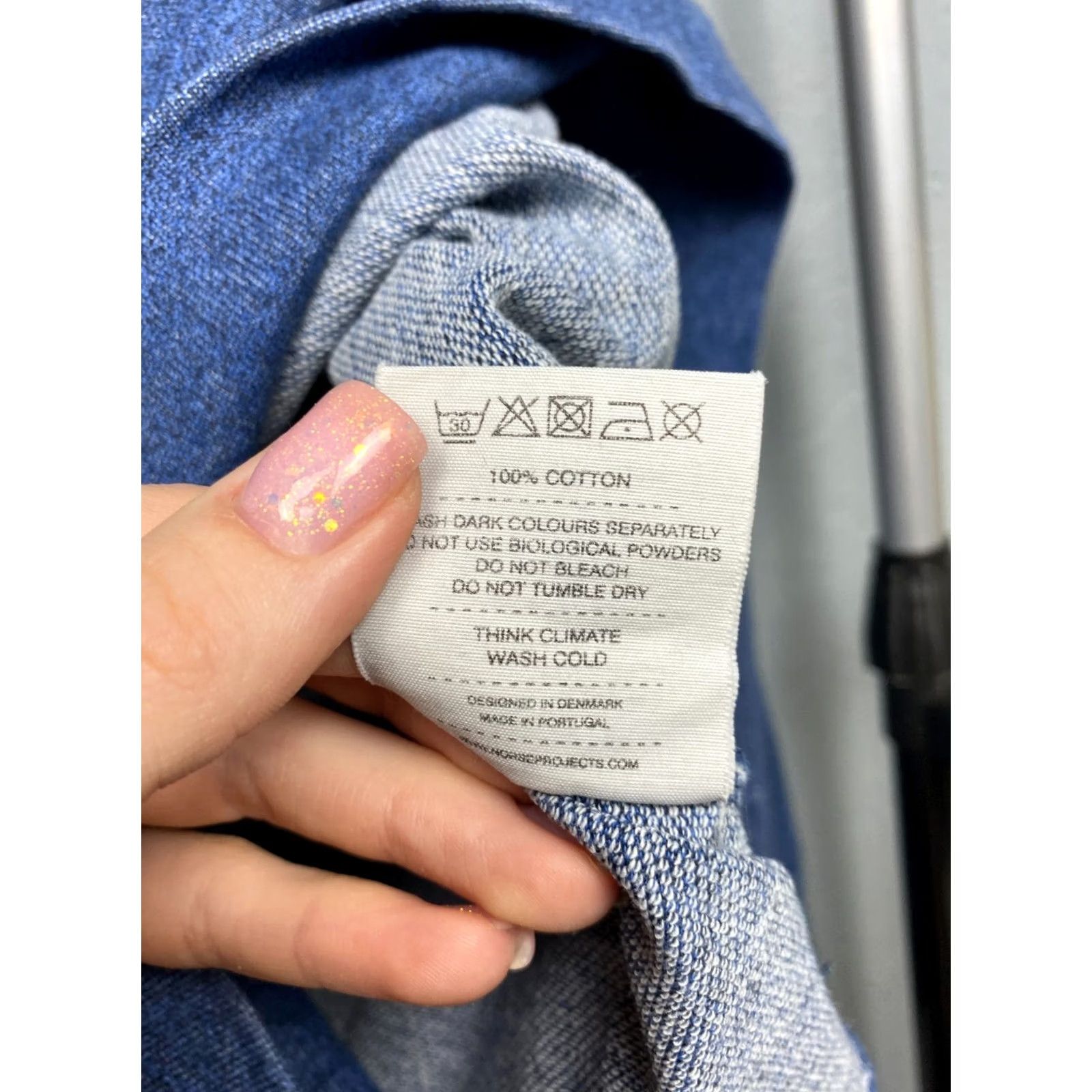 Norse Projects Norse Projects Vintage Mens Crew Neck Sweatshirt L Blue Sweatshirt Mens Size US L / EU 52-54 / 3 - 6 Thumbnail