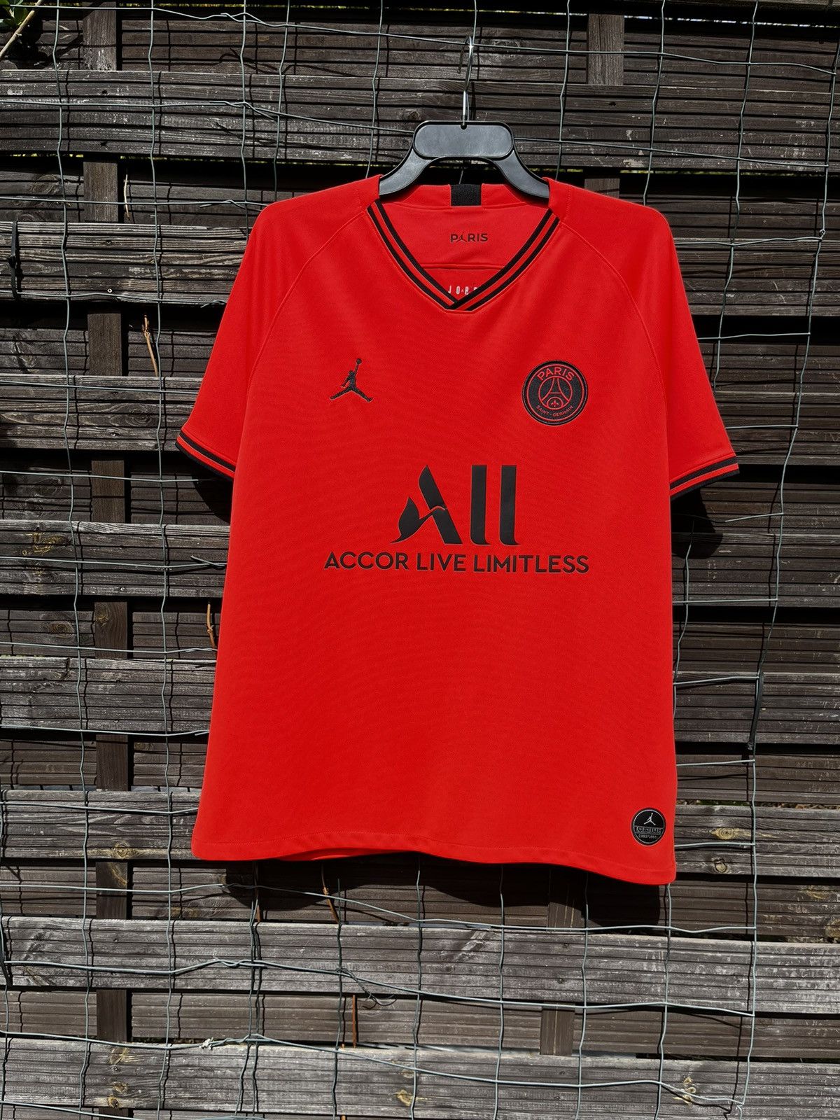 Jordan Brand × Nike 🔥 PSG PARIS SAINT GERMAIN 2019 2020 NIKE AWAY SOCCER JERSEY Size US XL / EU 56 / 4 - 3 Thumbnail