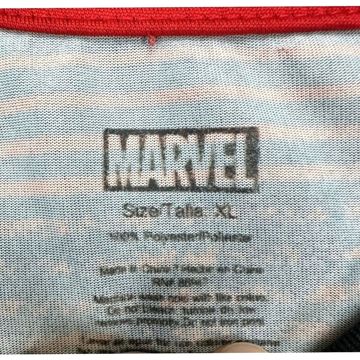 Vintage Marvel Deadpool Mens XL T-Shirt Black Graphic Print Crew Neck Authentic EUC Size US XL / EU 56 / 4 - 3 Thumbnail