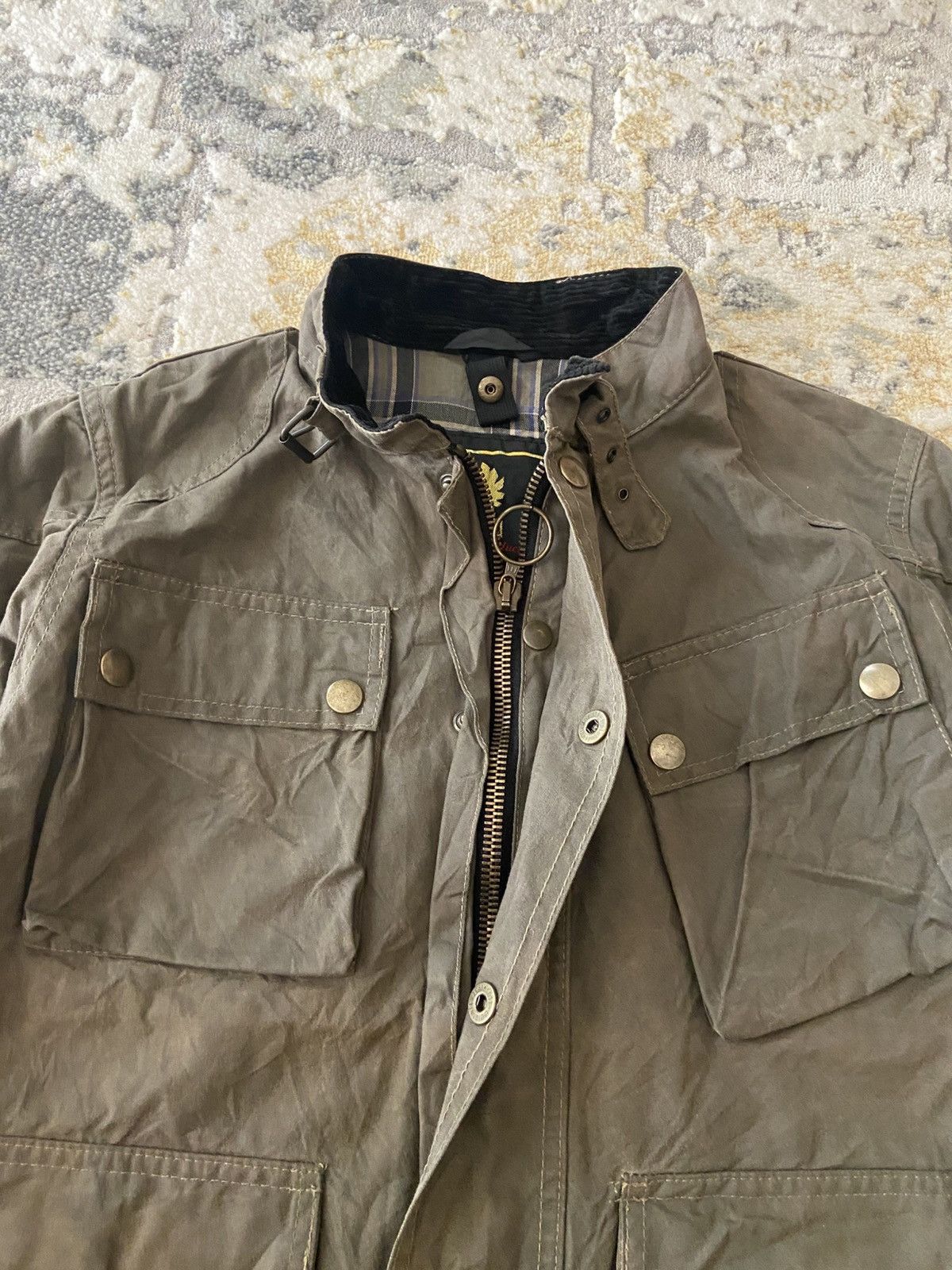Belstaff BELSTAFF BIKER WAX JACKET Size US XXS / EU 40 - 12 Thumbnail