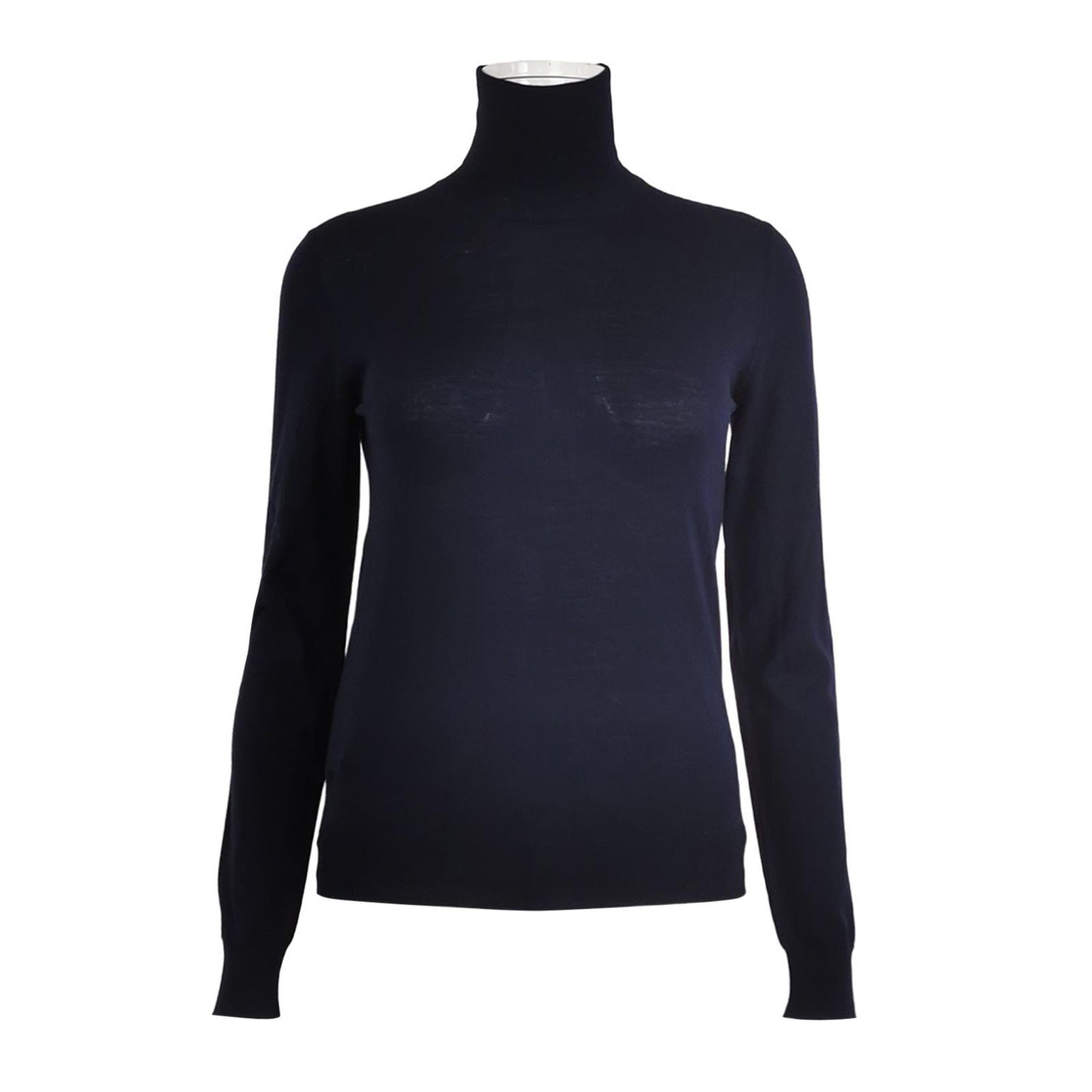 Prada Prada Navy Virgin Wool Turtleneck Sweater Size 40 Size S / US 4 / IT 40 - 1 Thumbnail