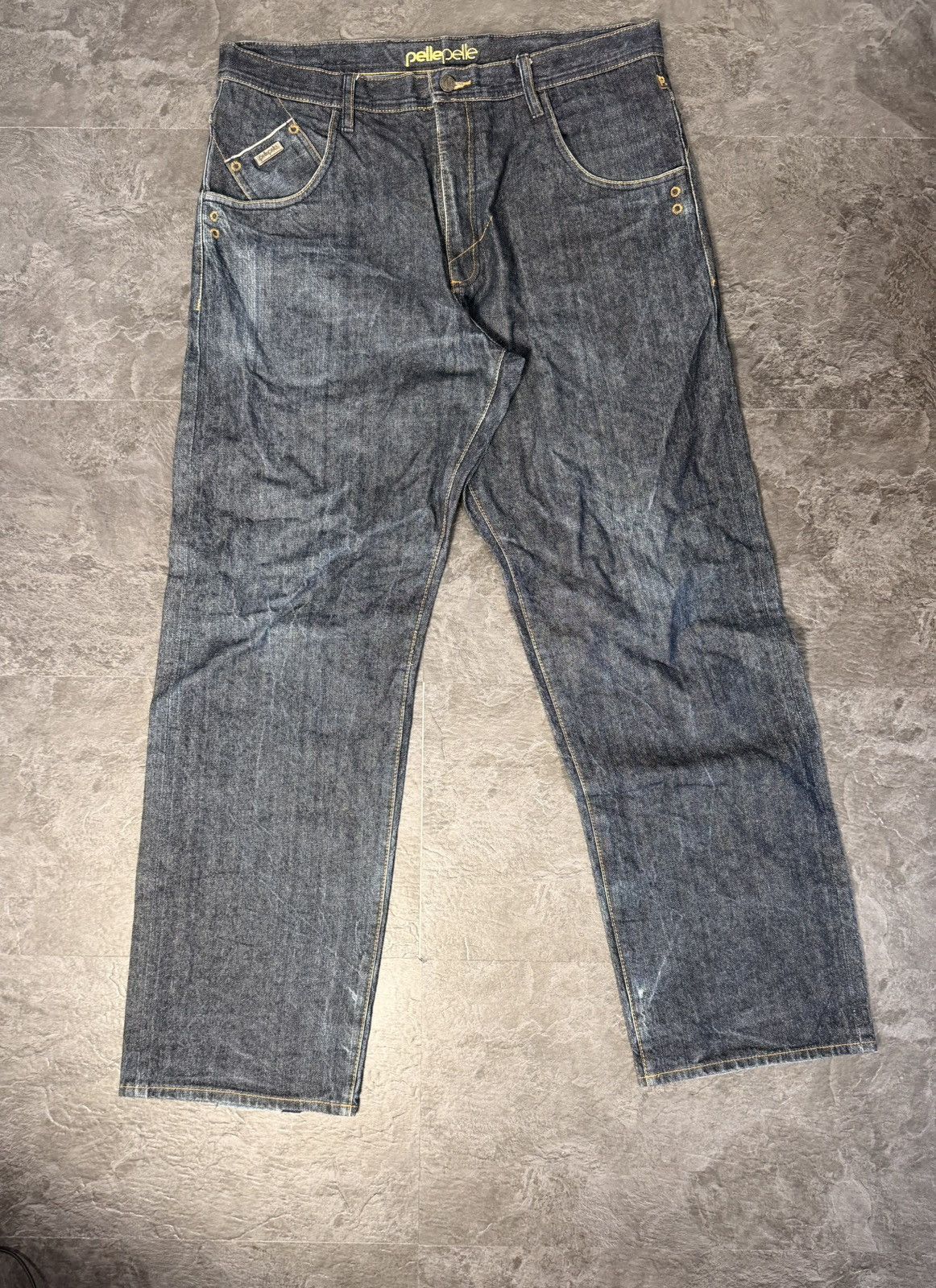 Pelle Pelle Vintage archive rare jeans Pelle Pelle,streetwear y2k japan Size US 38 / EU 54 - 9 Thumbnail