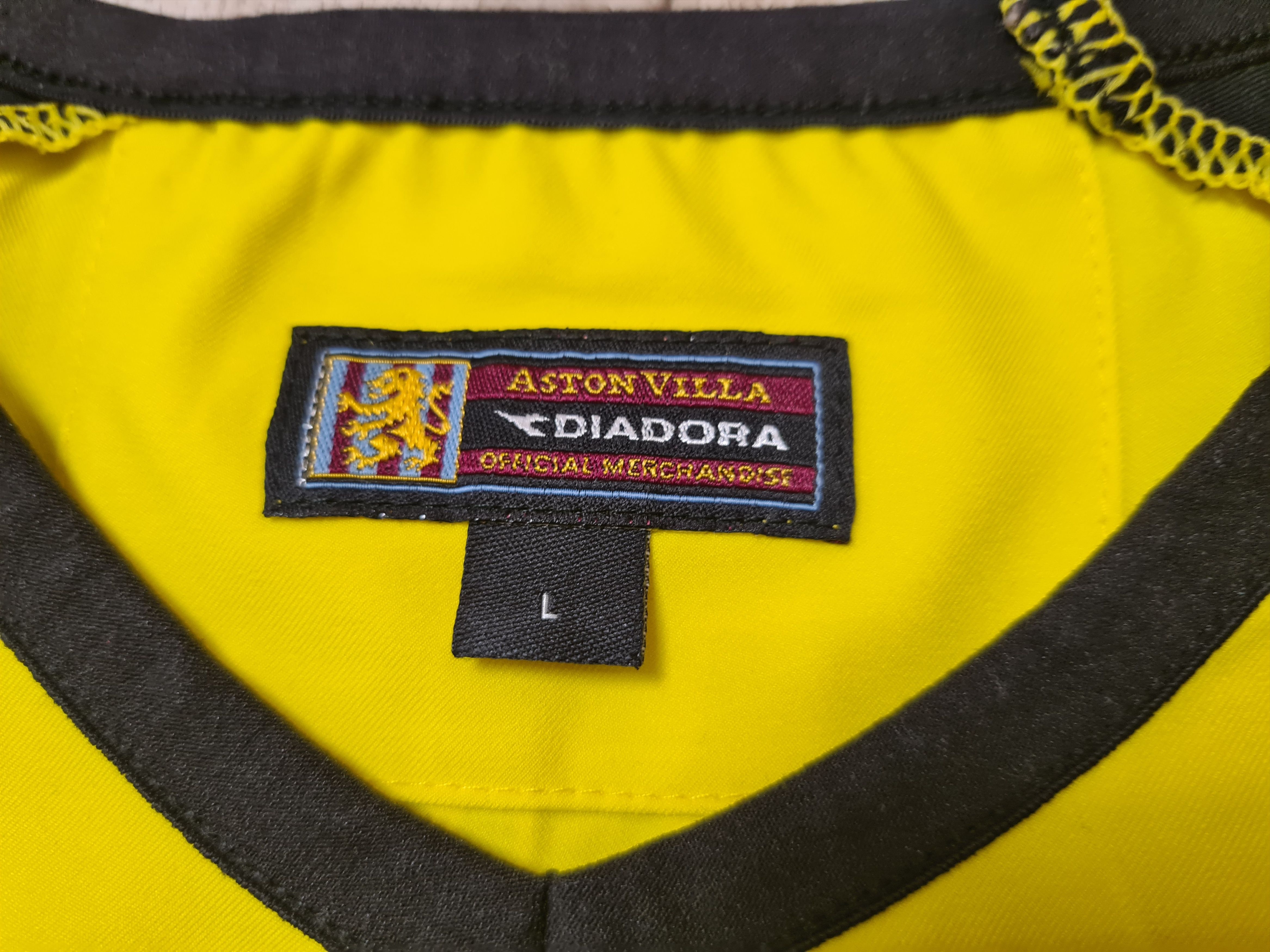 All Sport ASTON VILLA 2003 2004 AWAY FOOTBALL SHIRT SOCCER JERSEY Size US L / EU 52-54 / 3 - 8 Thumbnail