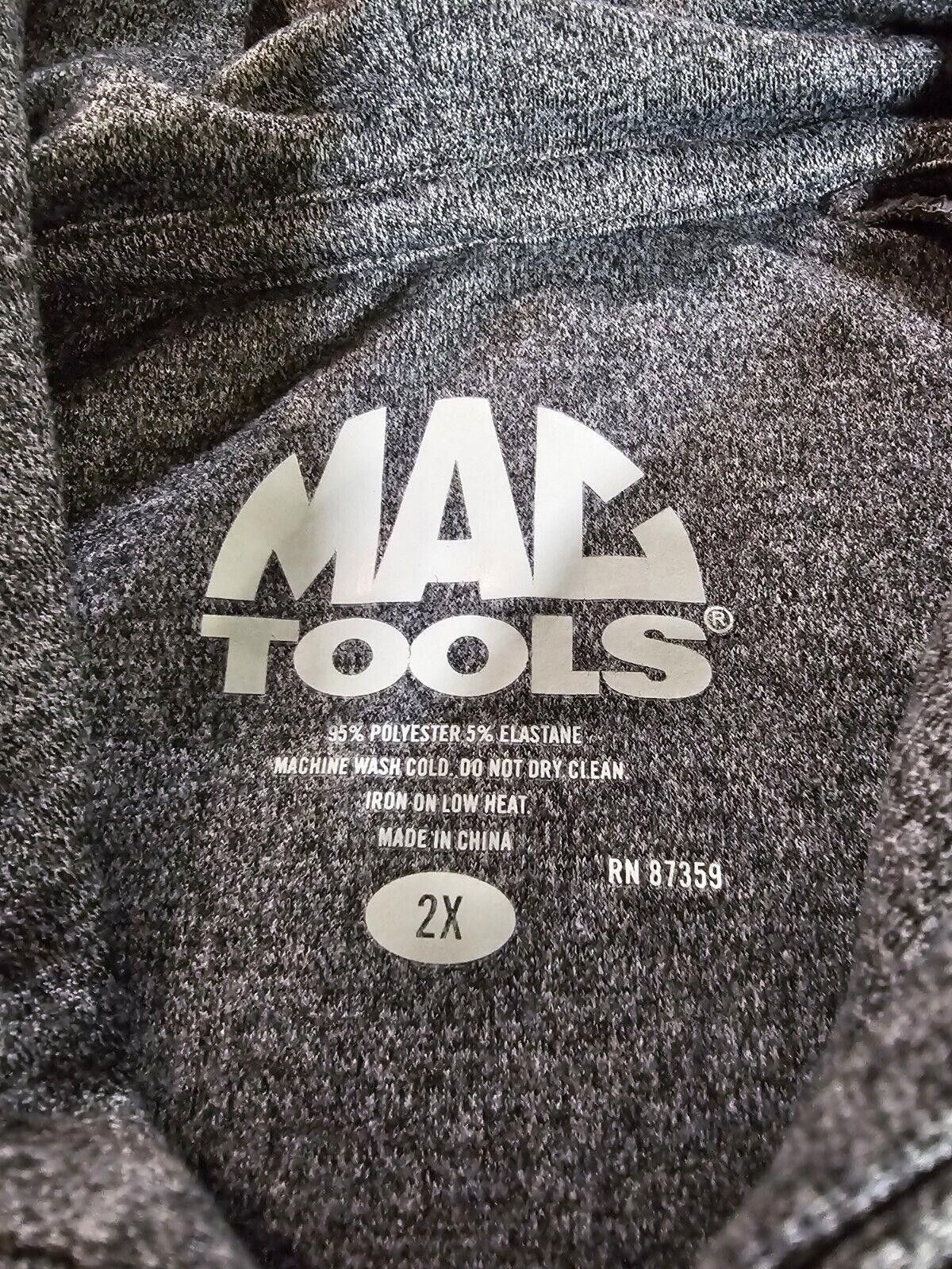 Designer Mac Tools Hoodie Pullover Gray Women Unisex 2X Size 3XL / US 20-22 - 3 Thumbnail