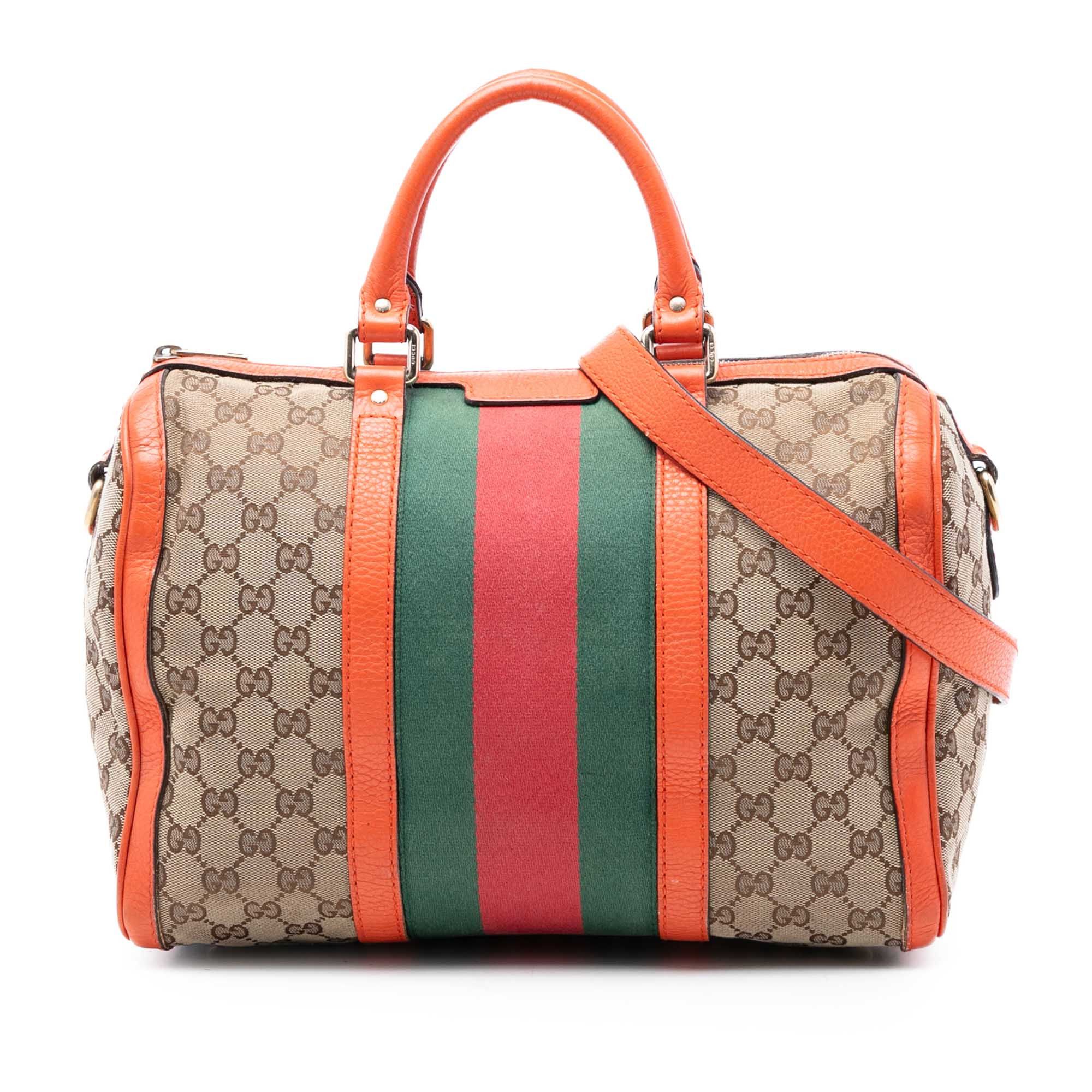 Gucci Medium GG Canvas Web Joy Boston Bag Size ONE SIZE - 1 Thumbnail