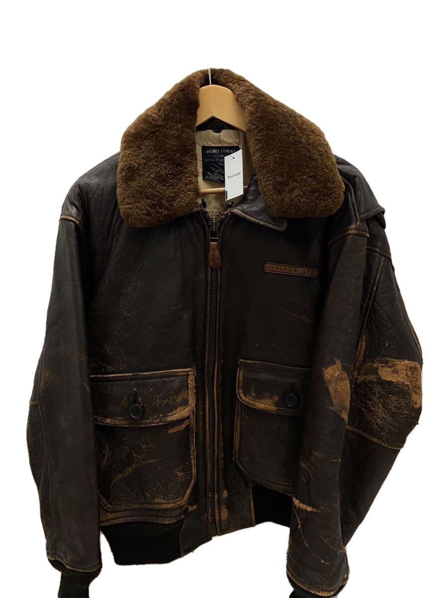 Avirex Avirex G-1 Leather Jacket Blouson Brown Size US XS / EU 42 / 0 - 1 Thumbnail