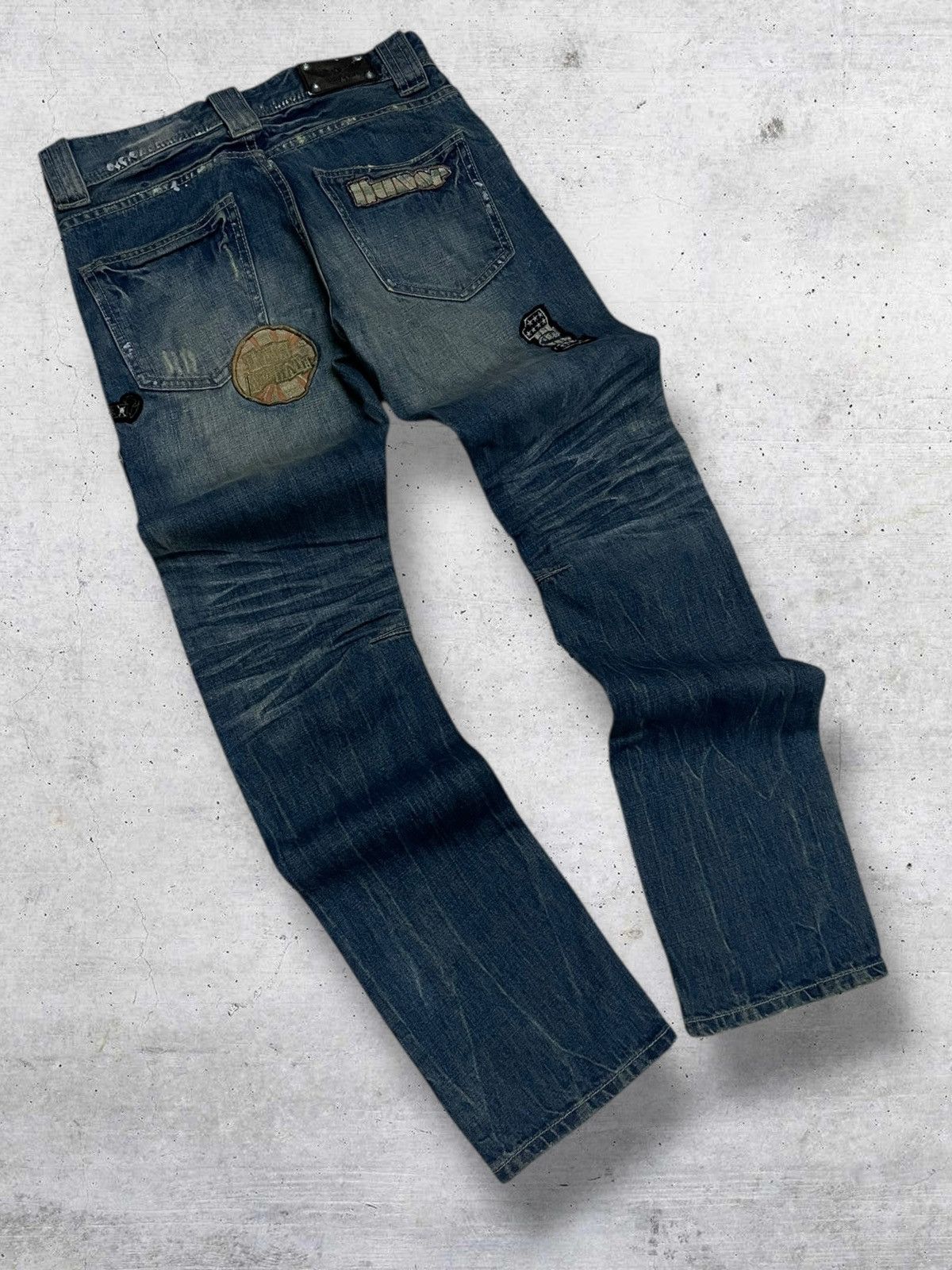 Hysteric Glamour VINTAGE BULLET NOISE JAPAN DESIGNER 90S OG PUNK PATCH DENIM Size US 30 / EU 46 - 12 Thumbnail