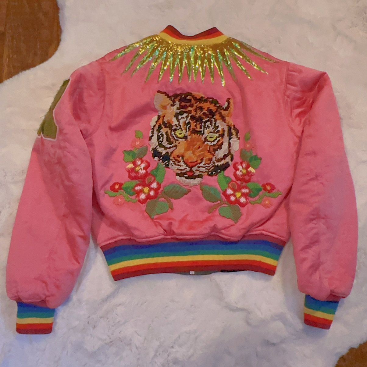 Gucci GUCCI Embroidered and Embellished Letterman jacket Size US M / EU 48-50 / 2 - 14 Thumbnail