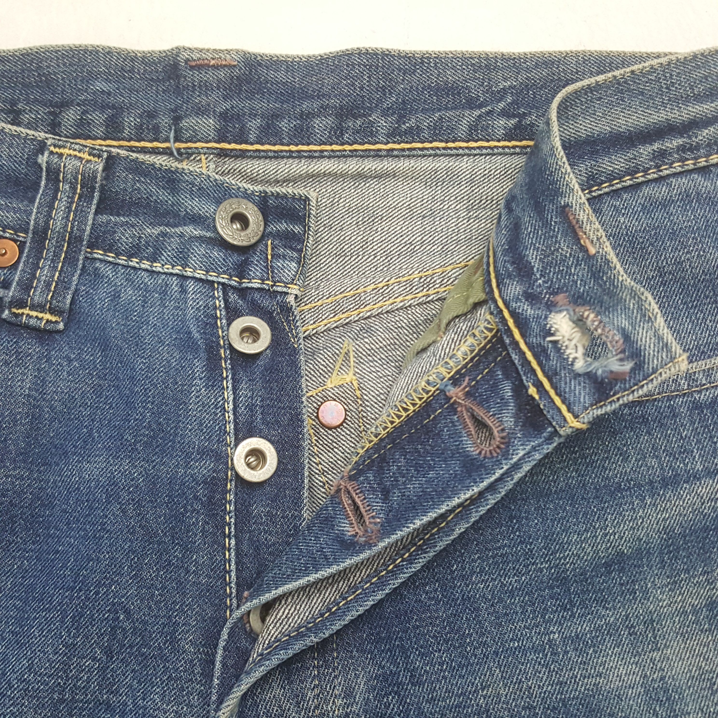Denime Vintage Denime Selvedge Japanese Denim Jeans RR21 Size US 28 / EU 44 - 7 Thumbnail