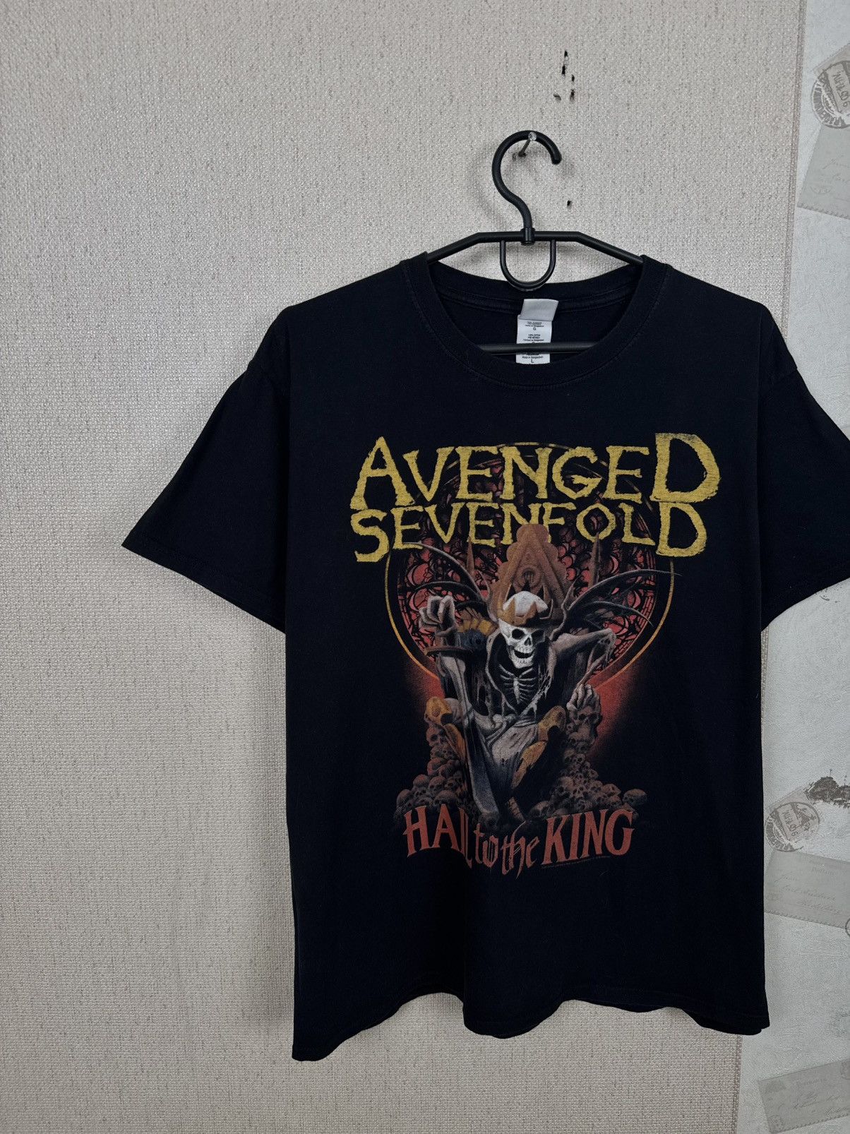 Other Avenged Sevenfold T shirt Black Hail to the King SL 2013 Size US L / EU 52-54 / 3 - 6 Thumbnail
