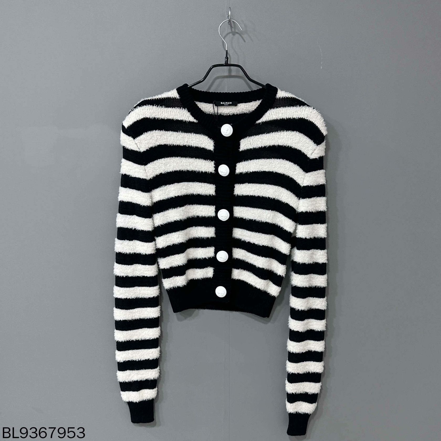 Balmain Balmain Striped Black Sweater M Women Size M / US 6-8 / IT 42-44 - 1 Thumbnail