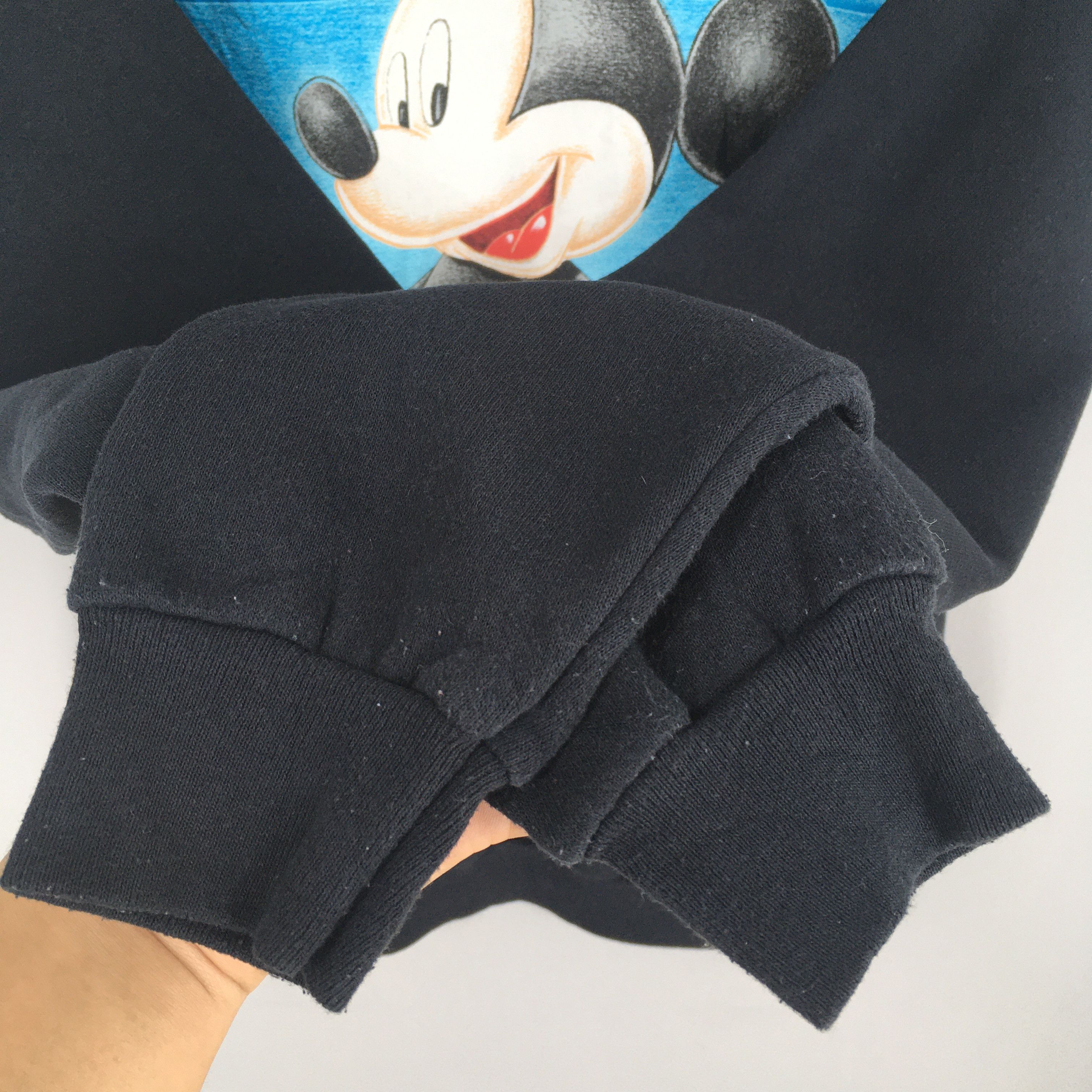 Disney Vintage Mickey Mouse Black Sweatshirt XLarge Size US XL / EU 56 / 4 - 6 Thumbnail