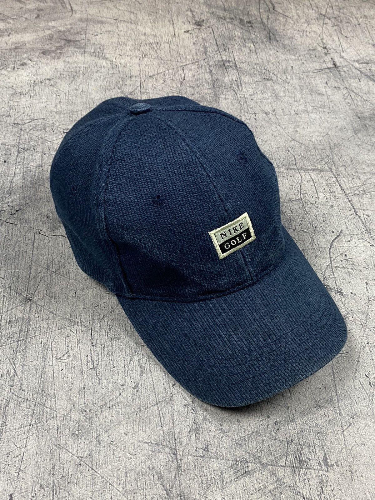 Nike × Vintage Vintage 90s Nike Golf Corduroy Centre Logo Made in USA Cap Size ONE SIZE - 4 Thumbnail