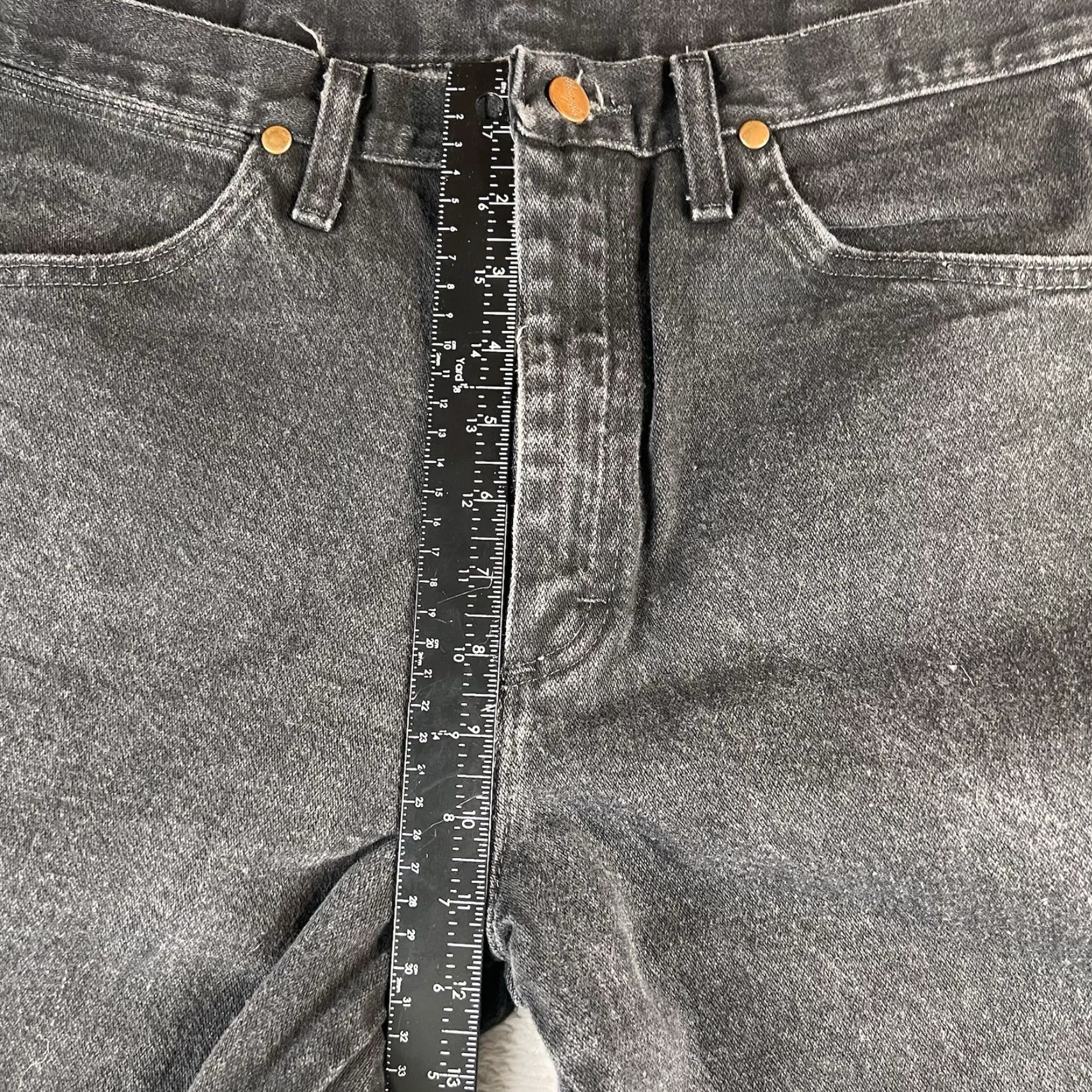 Wrangler Wrangler Jeans Mens 34x32 Black Denim Cowboy Cut Rodeo 936WBK Wrangler Cowboy Cut Jeans Mens 34x32 Black Denim Cowboy Cut Rodeo 936WBK Size US 34 / EU 50 - 7 Thumbnail