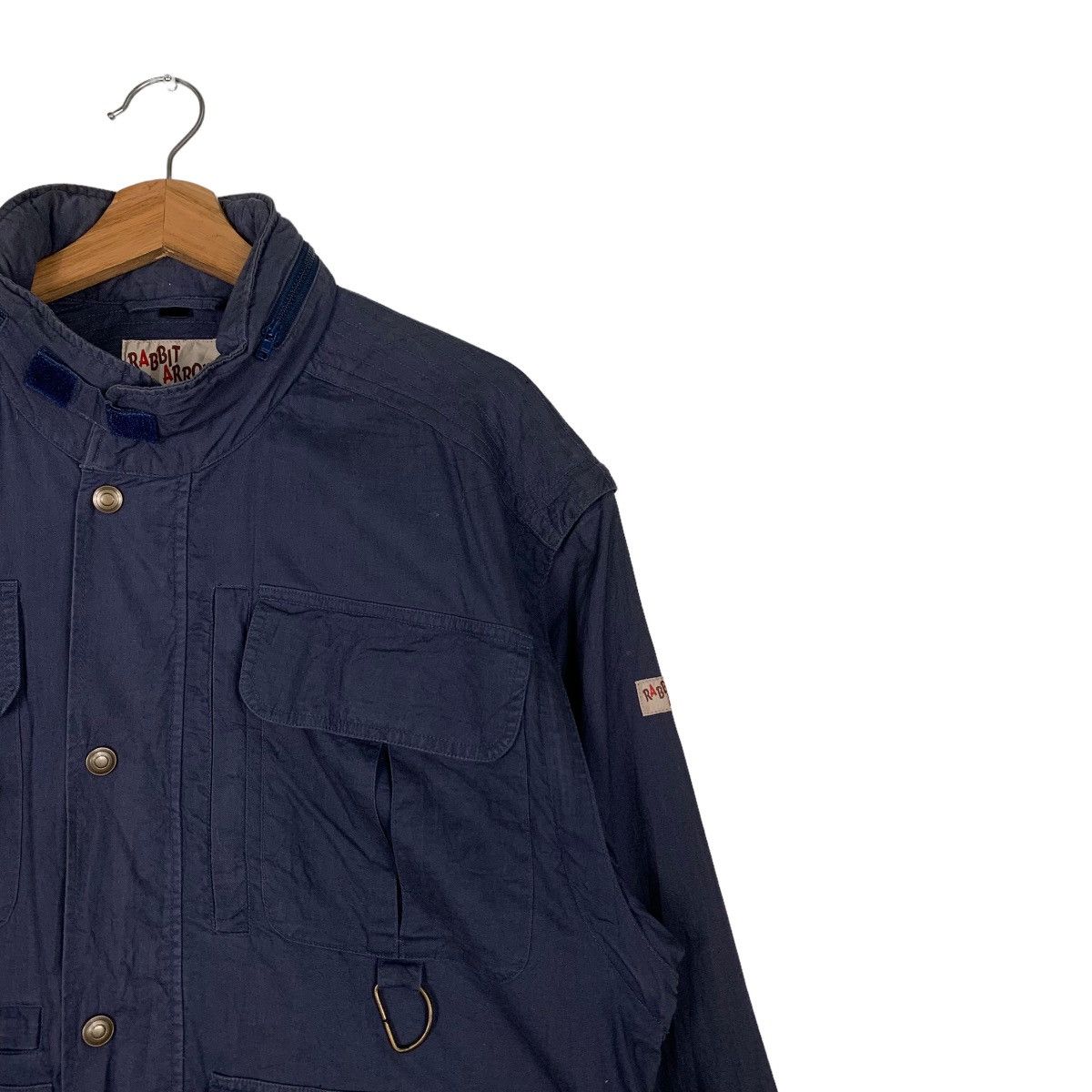 Japanese Brand RABBIT ARROW Four Pocket Utility Work Chore Jacket #0287-C13 Size US L / EU 52-54 / 3 - 6 Thumbnail