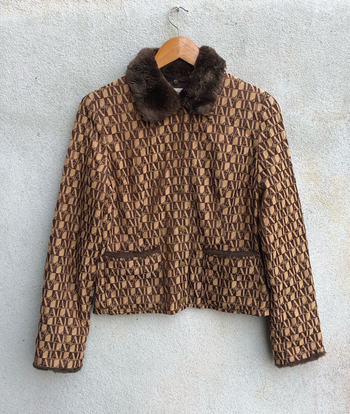 Andreluciano ☄️Monogram Andreluciano Jacket🔥 Size S / US 4 / IT 40 - 1 Thumbnail