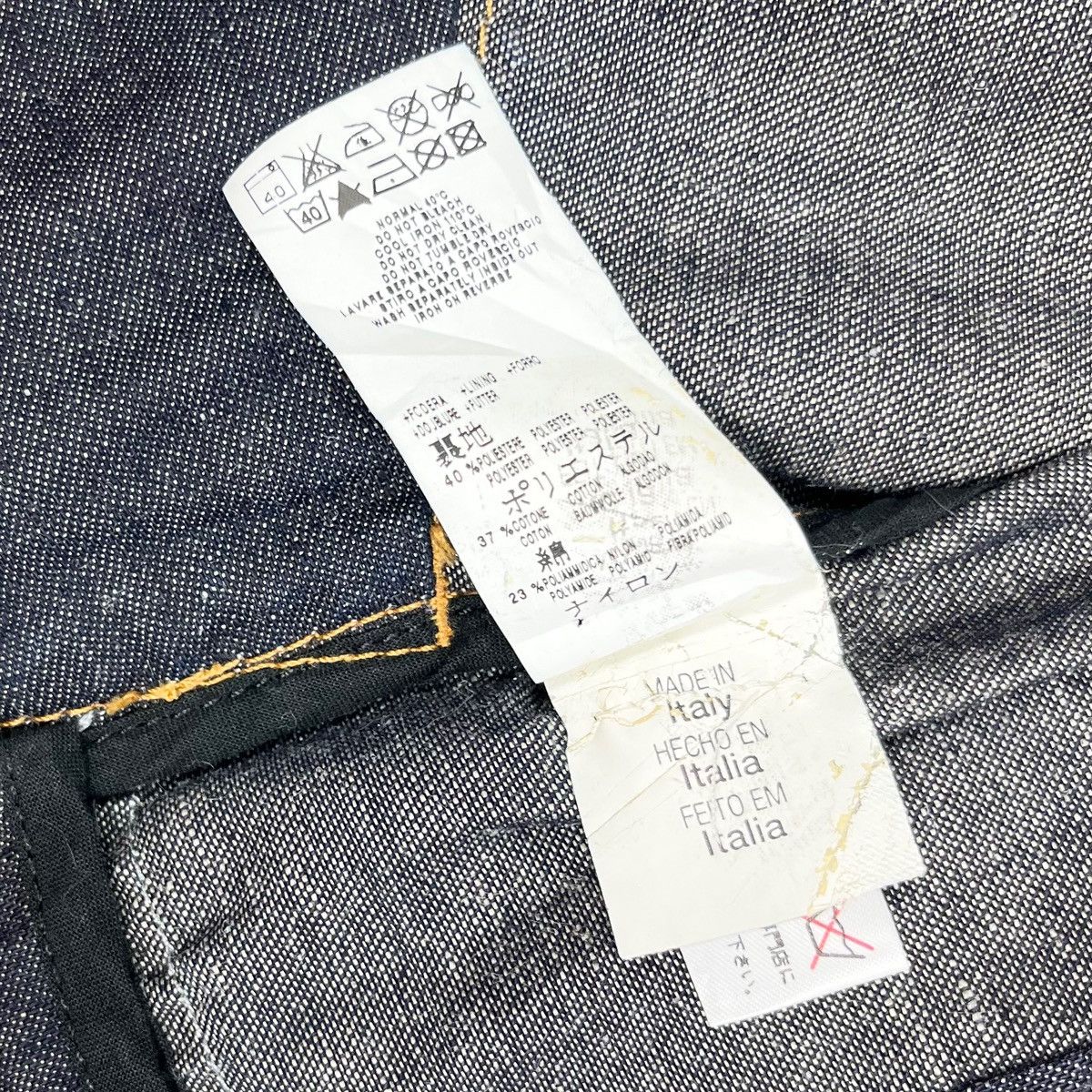 Designer × Moschino Moschino Jeans Denim Distressed Shorts Blazer Jacket Size S / US 4 / IT 40 - 10 Thumbnail