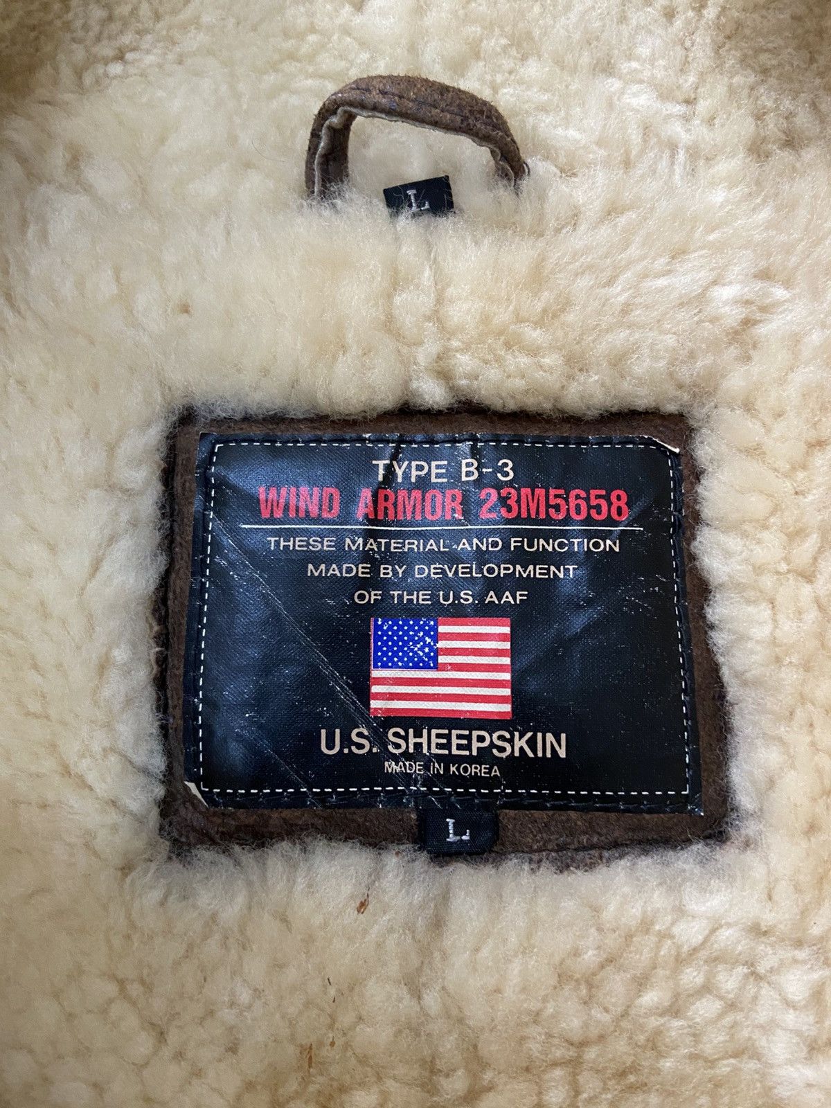 Vintage VINTAGE B3 WIND ARMOUR SHEEPSKIN SHERPA Size US L / EU 52-54 / 3 - 18 Thumbnail