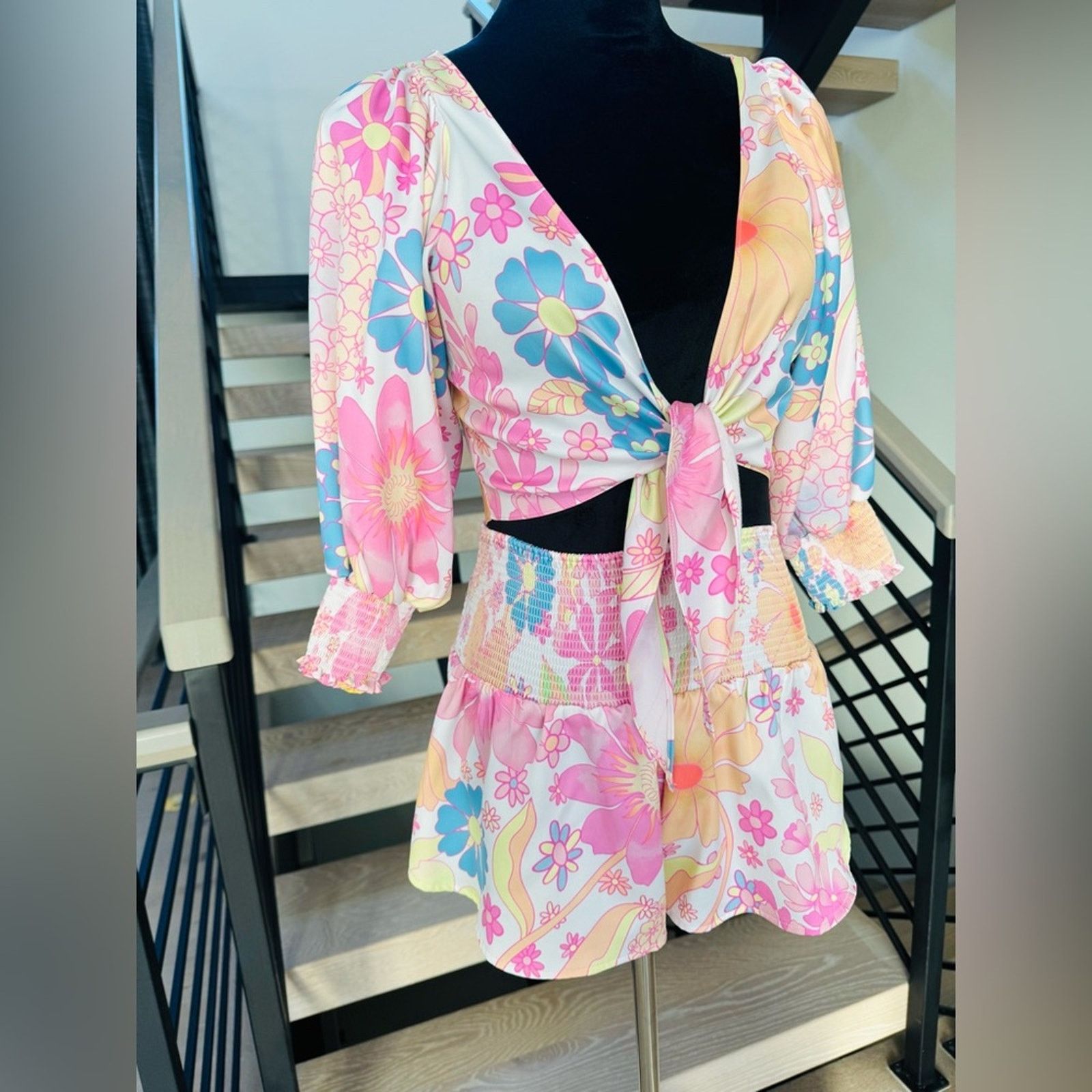 Other New Boho Summer Beach Vibrant Pastel Two-Piece Set size S Size S / US 4 / IT 40 - 5 Thumbnail