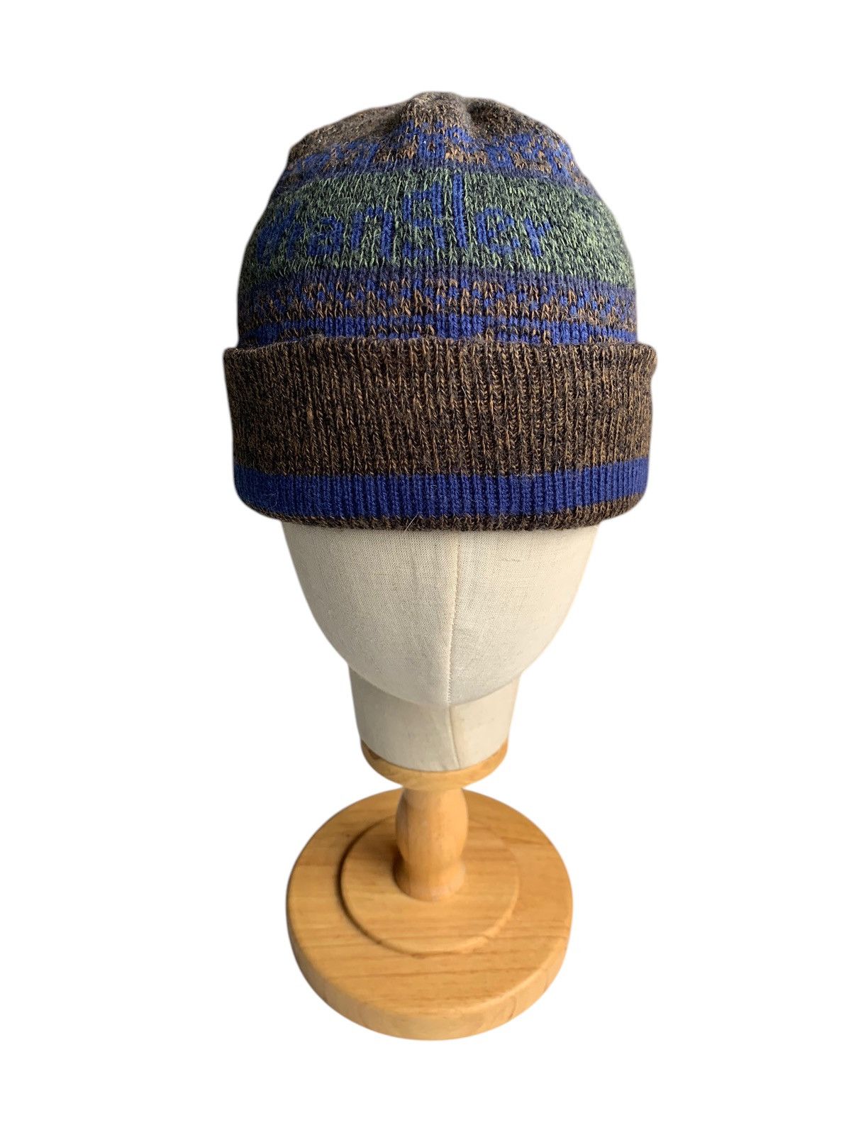 Japanese Brand × Vintage × Wrangler VINTAGE WRANGLER WOOL RARE DESIGN WINTER SESSIONS BEANIE HAT Size ONE SIZE - 3 Thumbnail