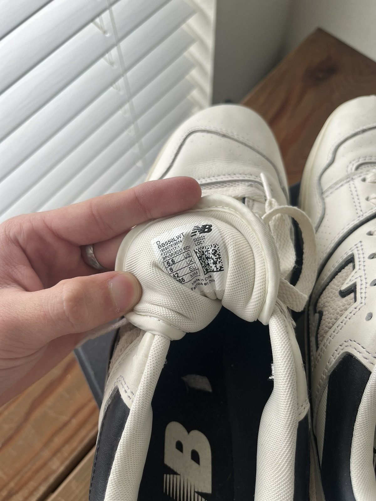 New Balance 550 Black/White