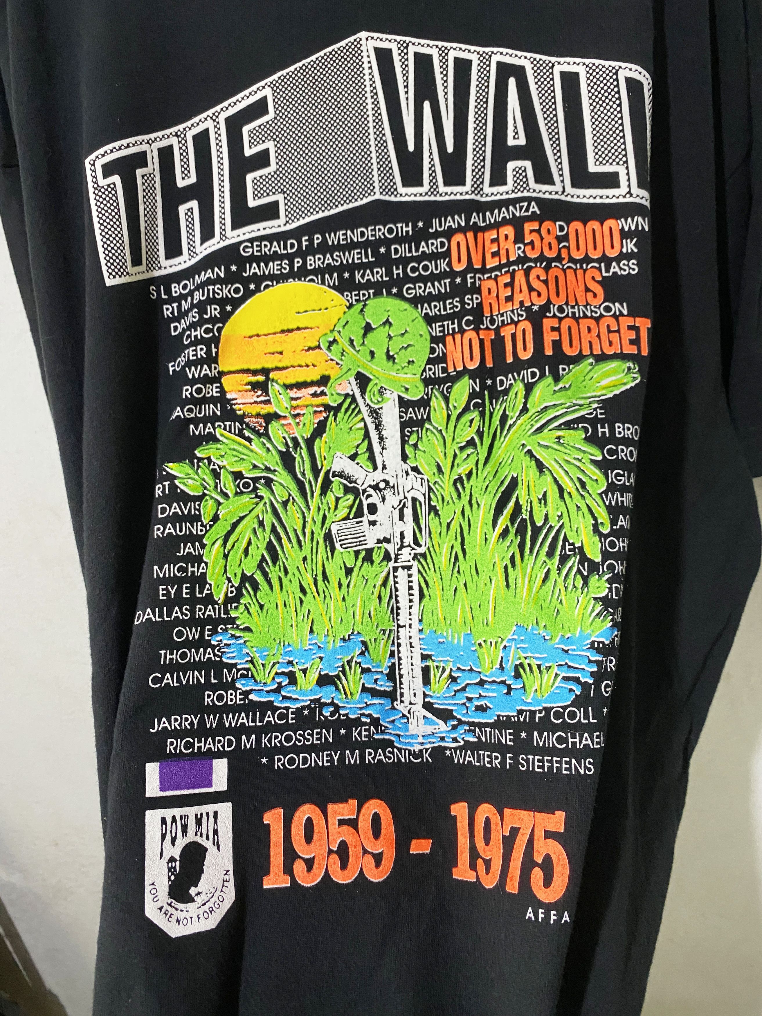 Vintage Vintage 90s Vietnam Veterans Memorial Shirt Size US XXL / EU 58 / 5 - 2 Thumbnail