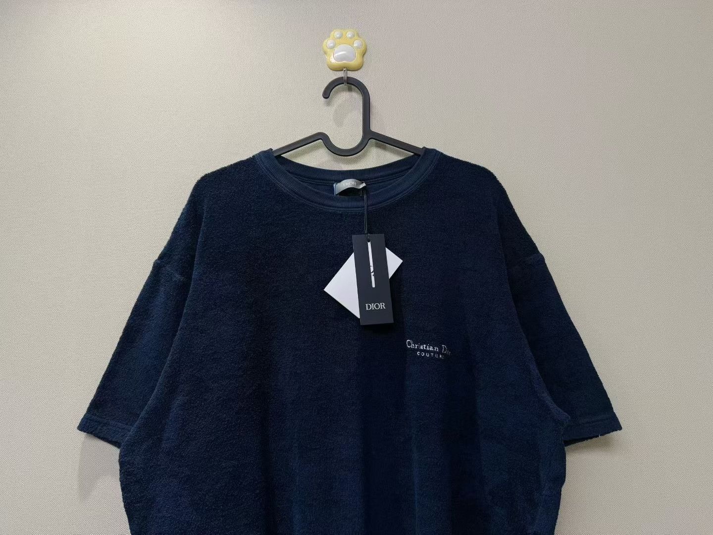Dior DIOR Blue Embroidered Letter Towel T-Shirt Size US L / EU 52-54 / 3 - 2 Thumbnail