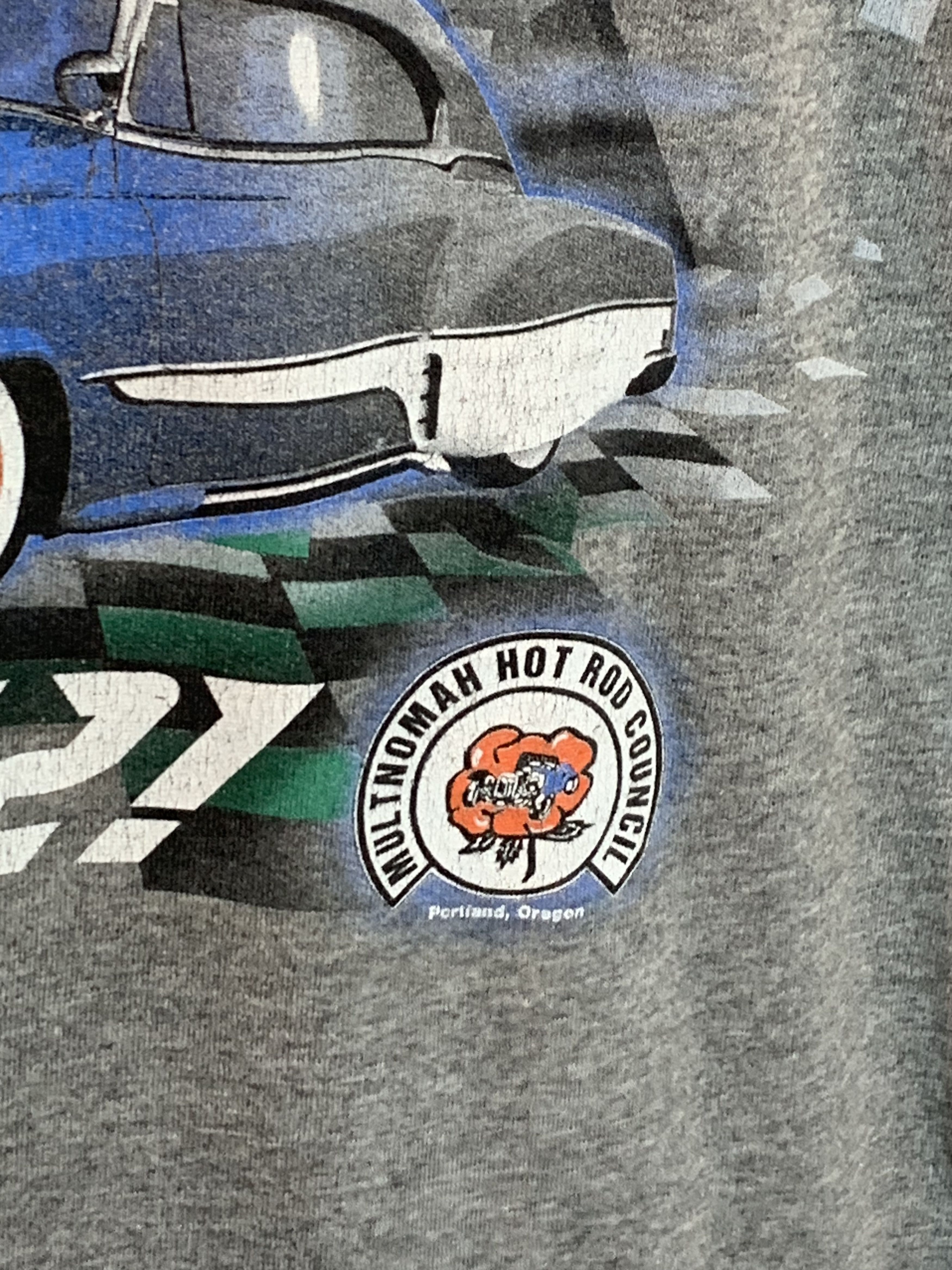 Vintage *RARE* Vintage Hot Rod Roadster Show Lightning Car Art Shirt Size US XL / EU 56 / 4 - 6 Thumbnail