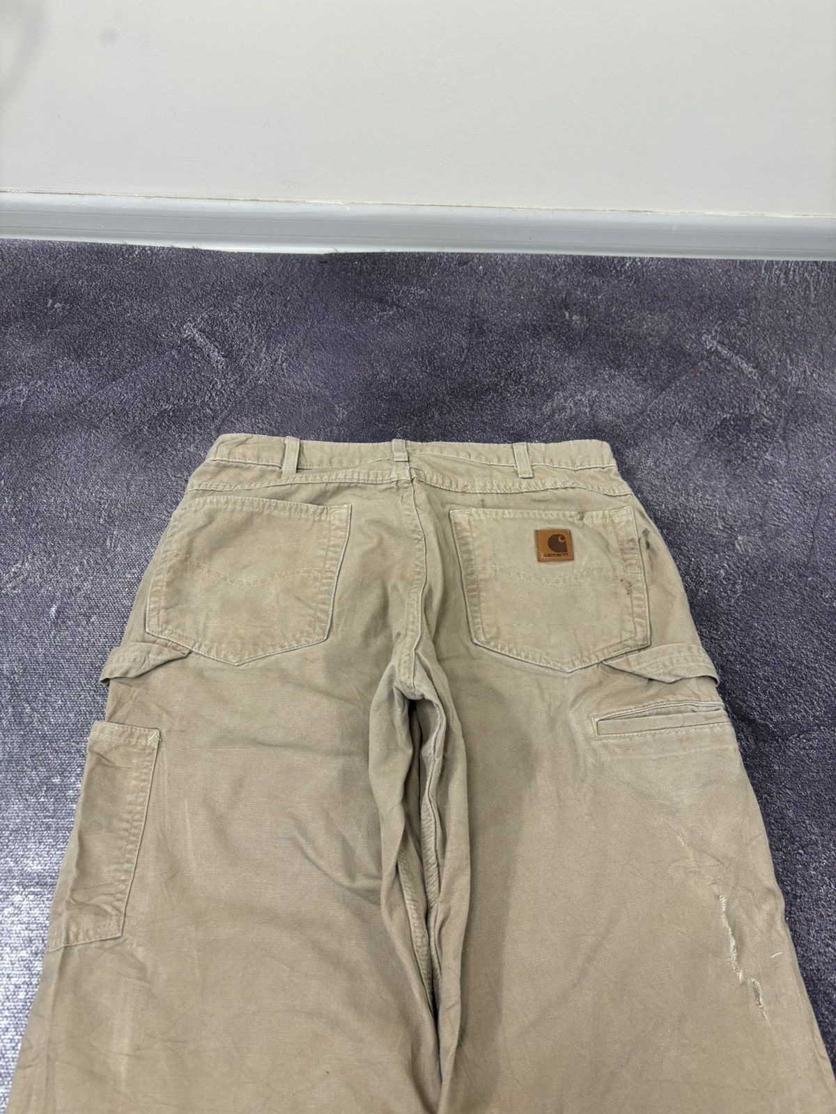 Carhartt Vintage Carhartt USA Cream Work Hype Baggy Pants Size US 33 - 6 Thumbnail