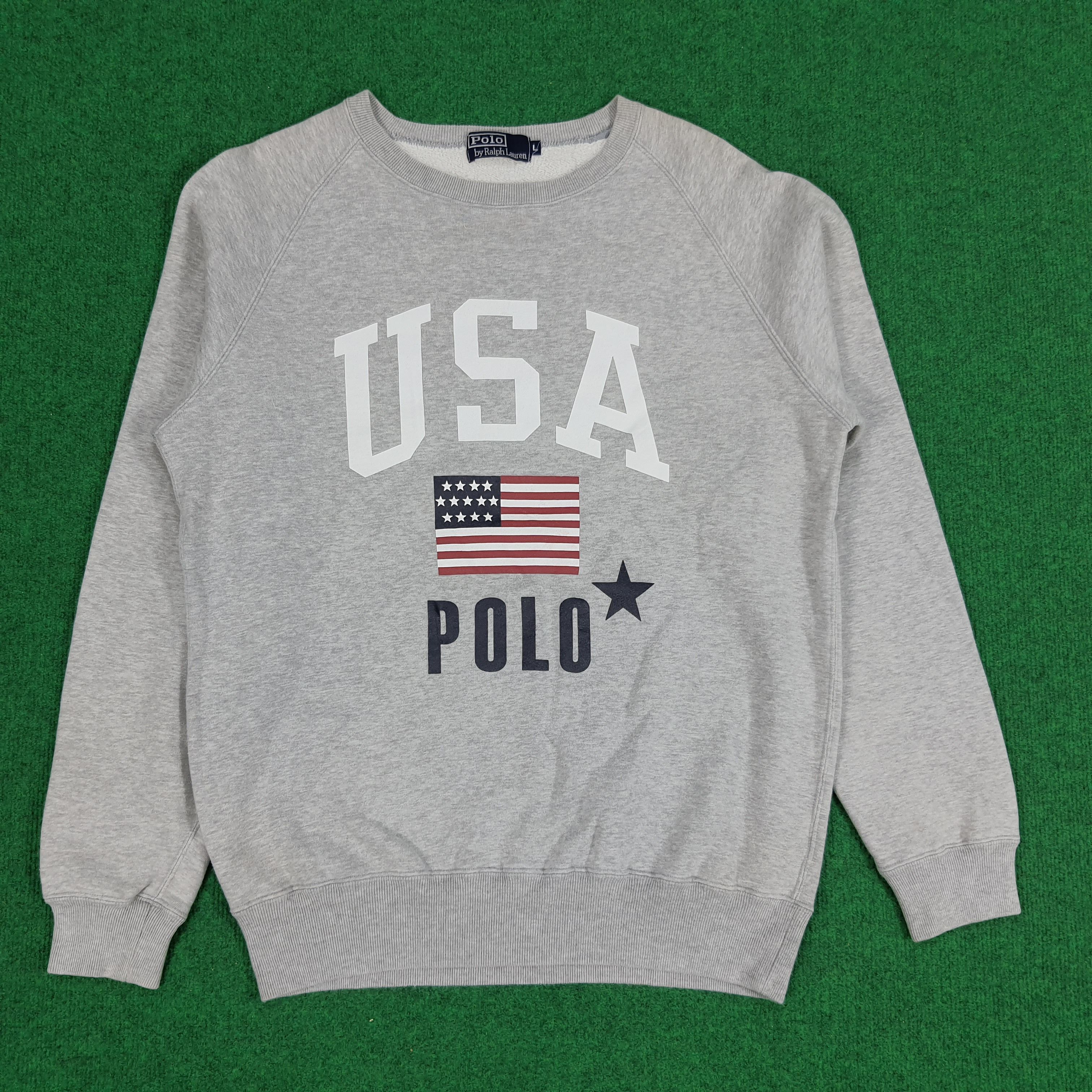 Vintage Polo by Ralph Lauren American Flag Sweatshirt