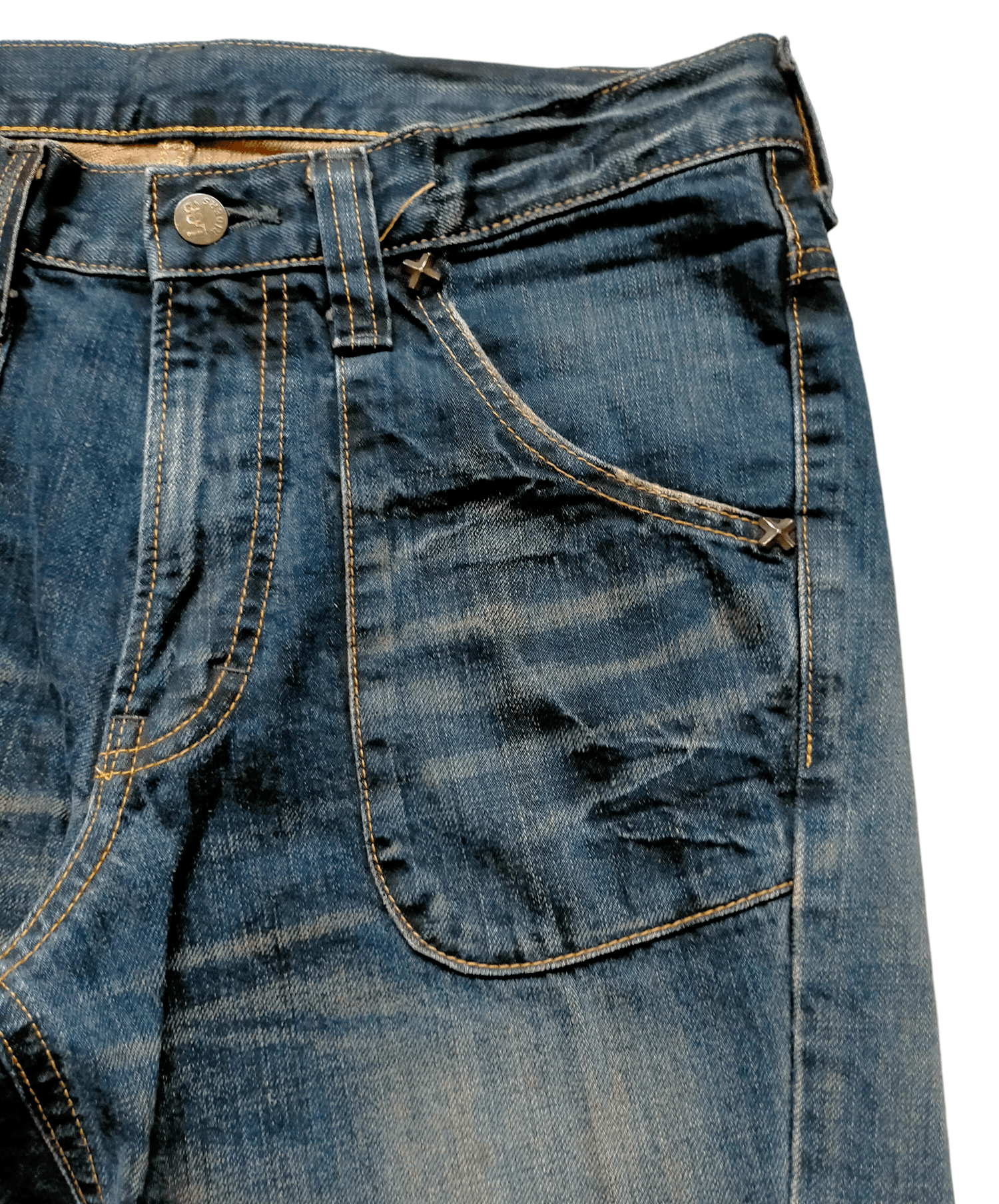 Japanese Brand × Lee Flare Jeans Lee Riders Japan Boot cut Denim Size US 31 - 5 Thumbnail