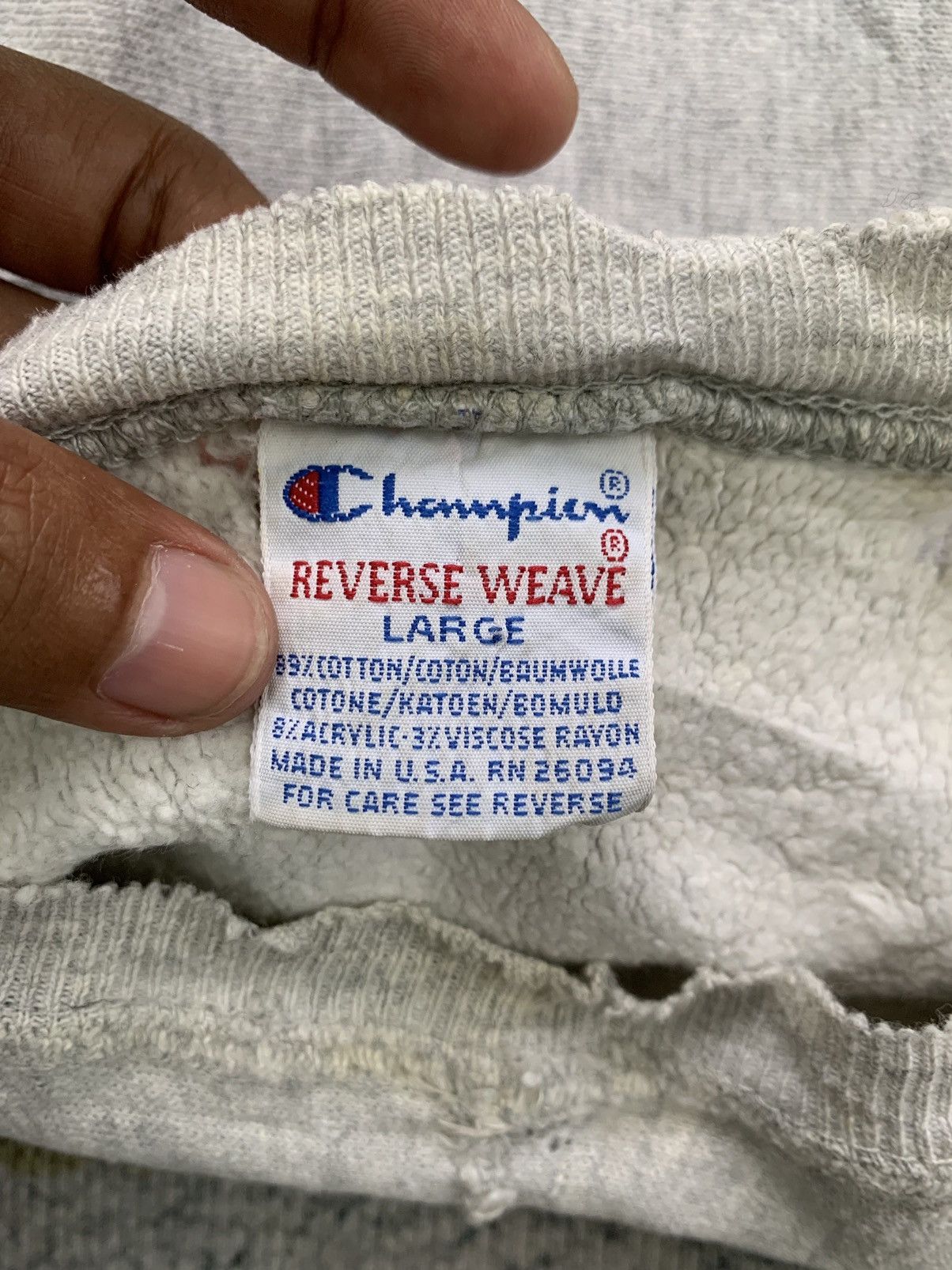 Champion Vtg 90s Champion Reverse Weave Sweatshirt Size US L / EU 52-54 / 3 - 24 Thumbnail