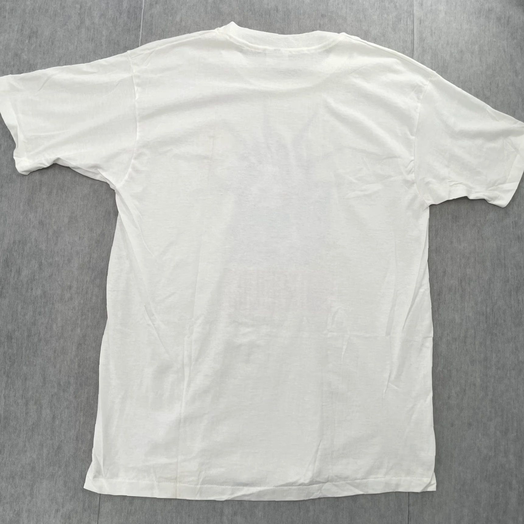 Vintage VINTAGE Estee Lauder White Cotton T-Shirt Adult 2XL Patriotic Statue of Liberty Face USA 90s Mens Size US XXL / EU 58 / 5 - 2 Thumbnail