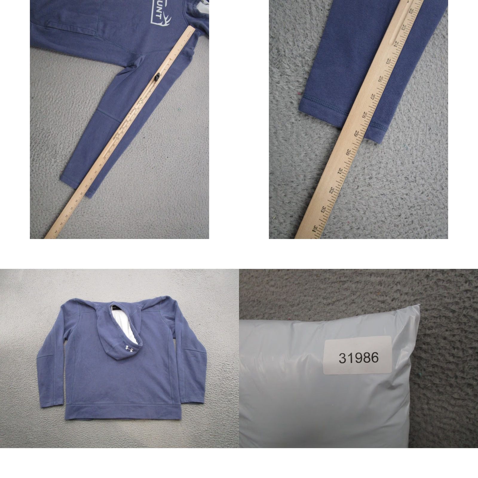 Under Armour Under Armour Hoodie Mens Blue Pullover Shirt Type Hooded Winter All Seasons Hunting Outdoors Sports Sleeves Long Sleeve Size L Mens Blue Hoodie Size US L / EU 52-54 / 3 - 8 Thumbnail