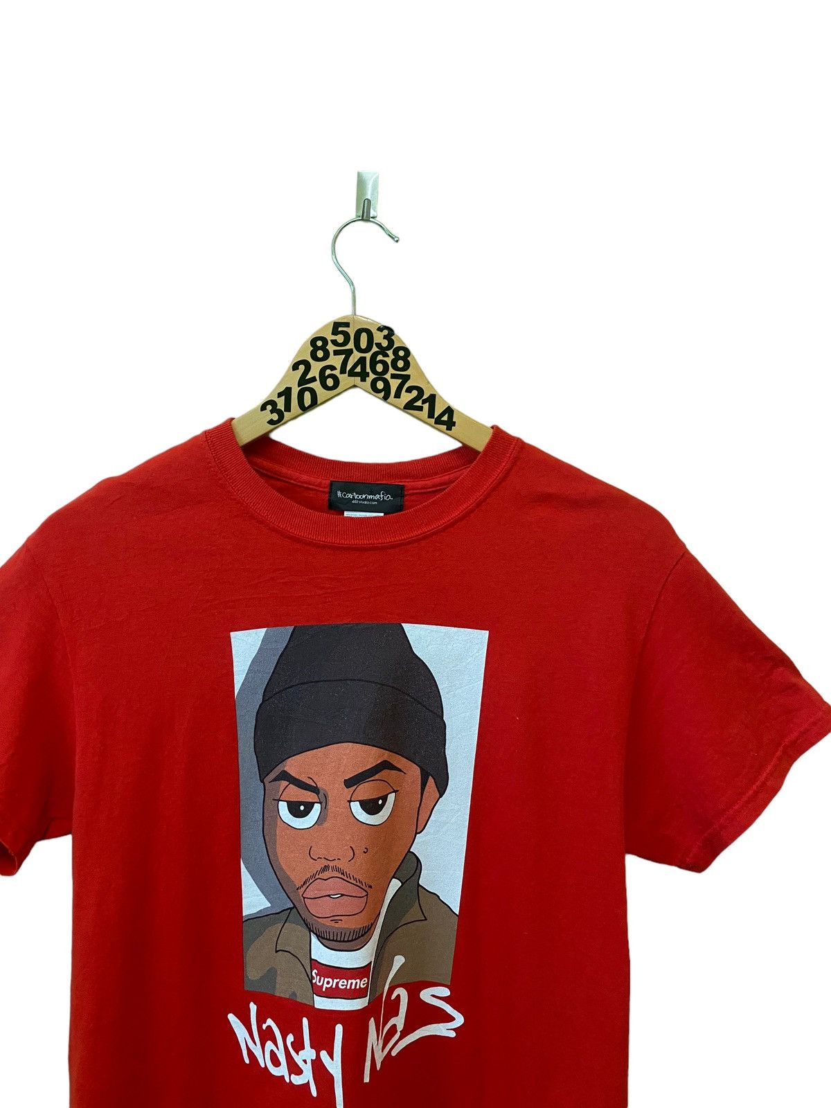 Hanes 💥 Rare Nasty Nas Photo Cartoon Mafia Tshirt Size US XS / EU 42 / 0 - 3 Thumbnail